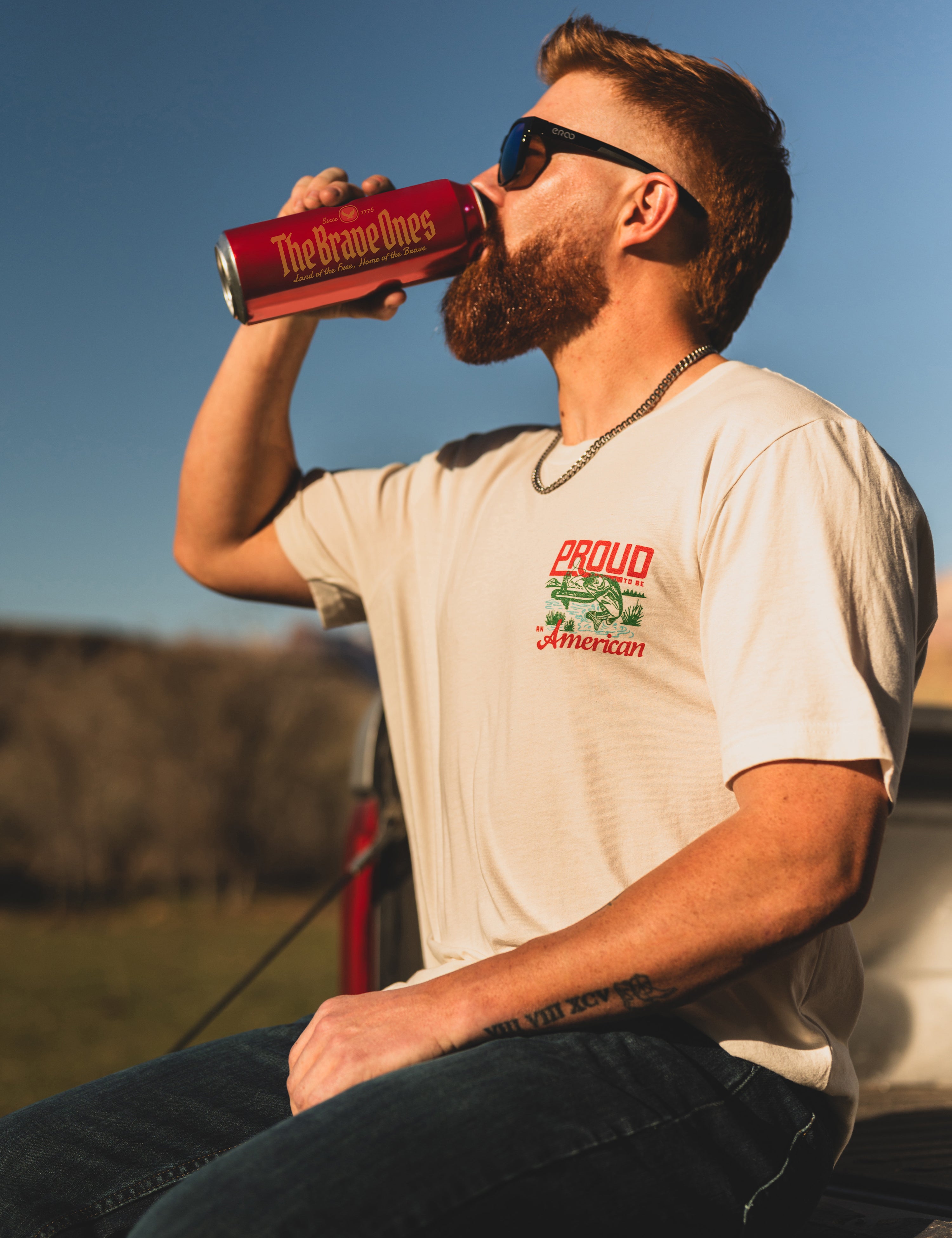 Proud American Fisherman Tee