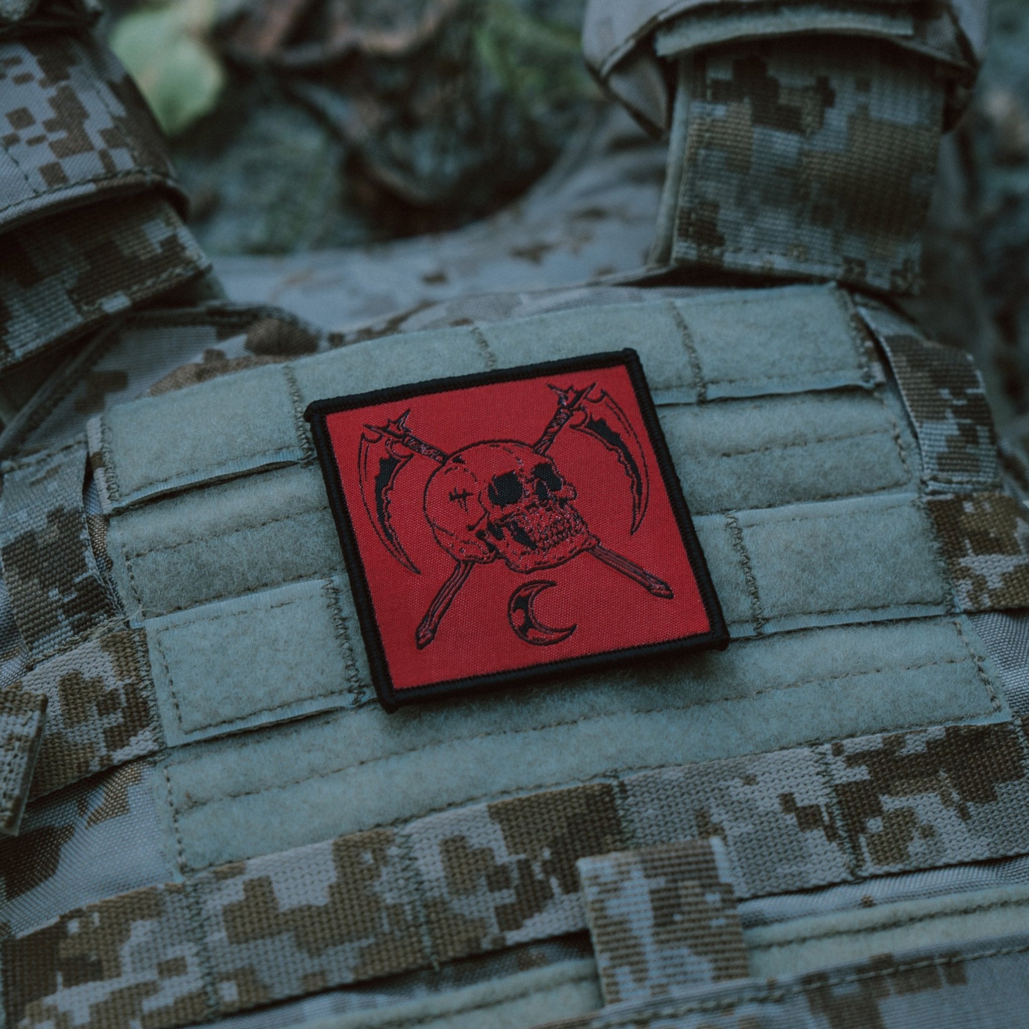 MIDNIGHT REAPER WOVEN TACTICAL PATCH