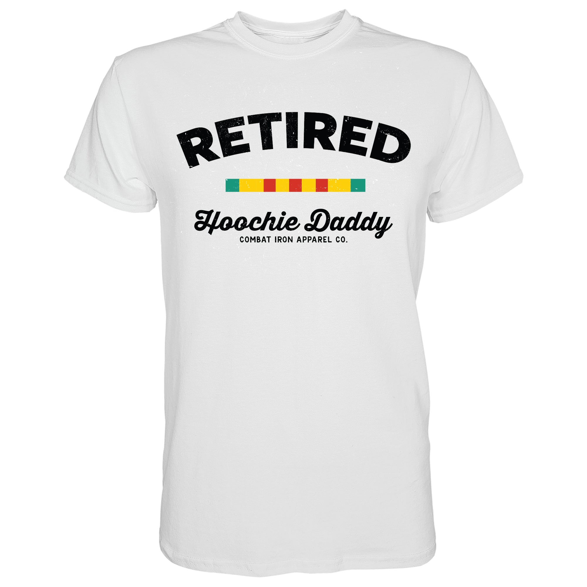 Retired Hoochie Daddy Veteran Ribbons Men's T-Shirt