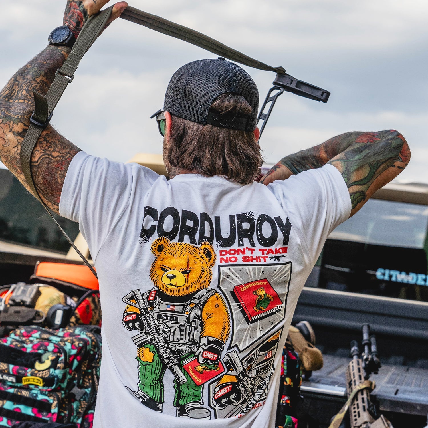 Corduroy The Bear - Don't Take No Sh*t Herren T-Shirt