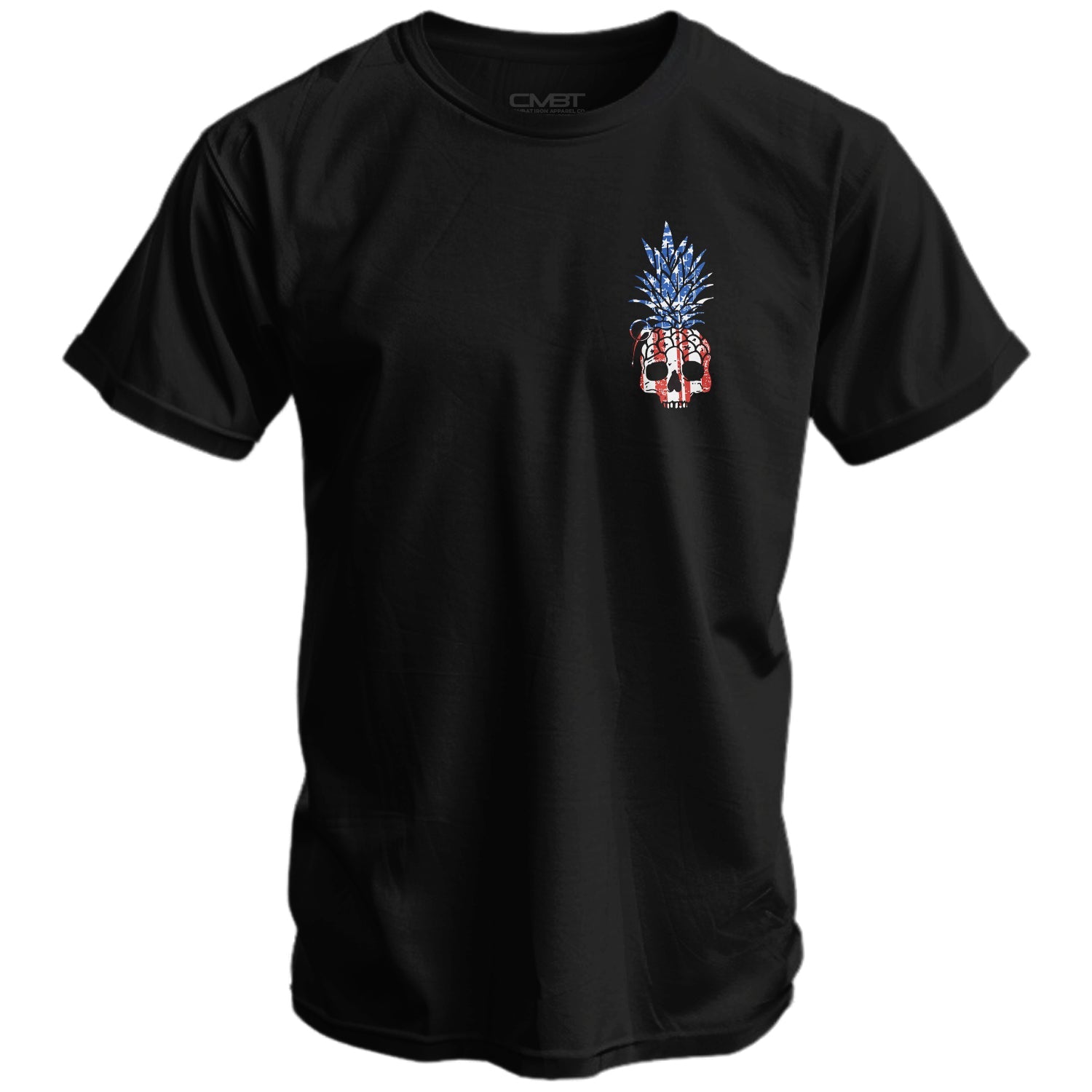 American Flag USA Pineapple Grenade Men's T-Shirt