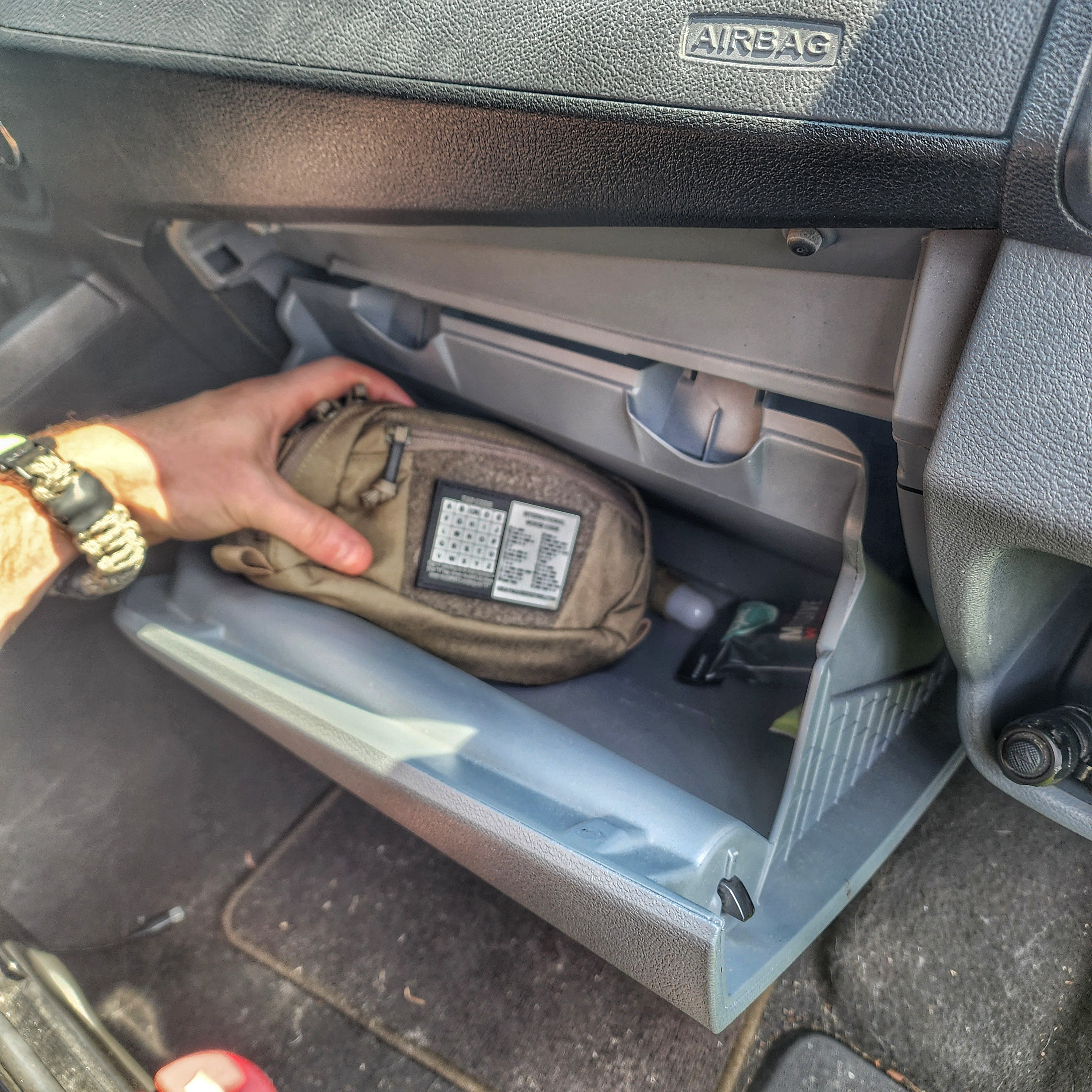 Storage Pocket Patch: Morse and Tap Code