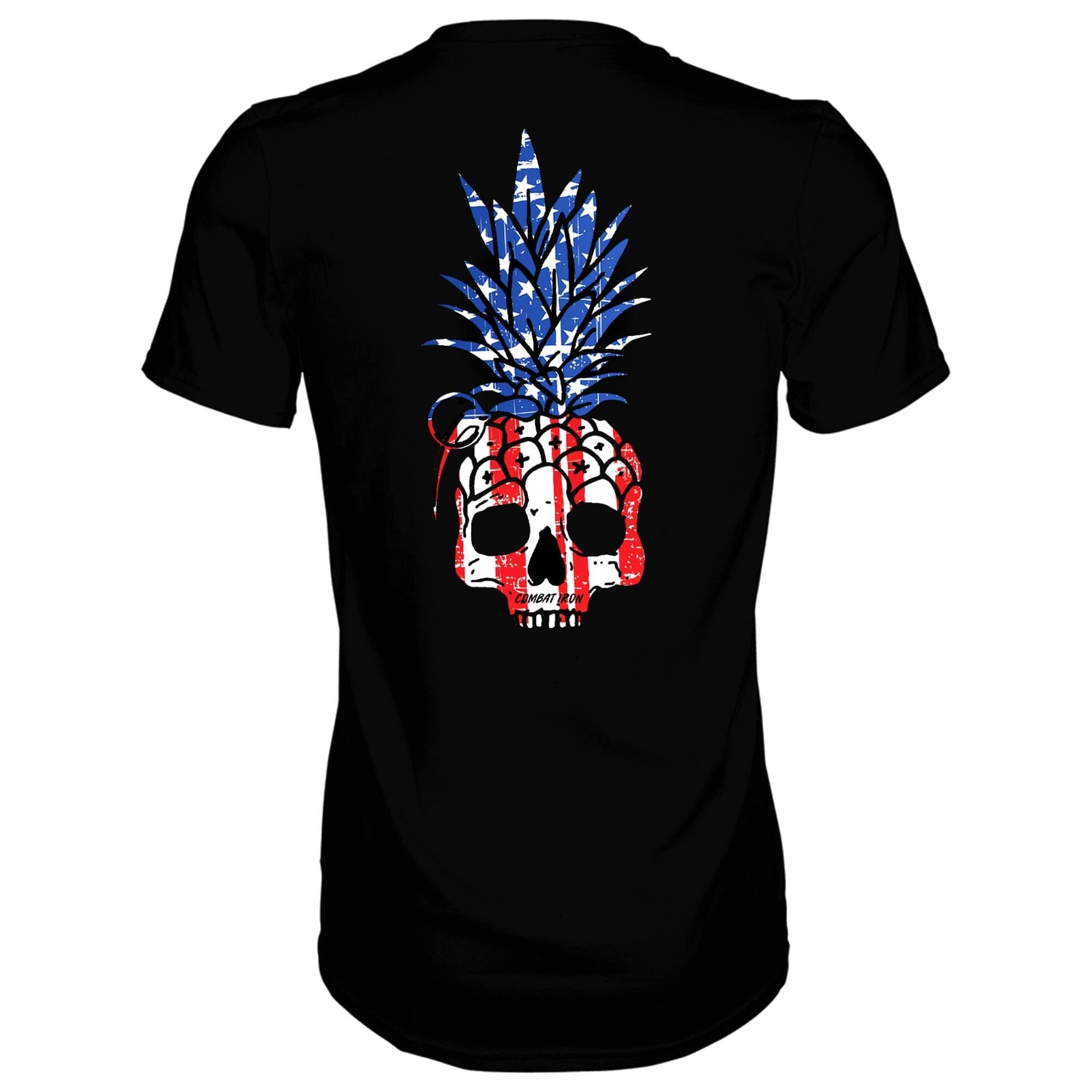 American Flag USA Pineapple Grenade Men's T-Shirt