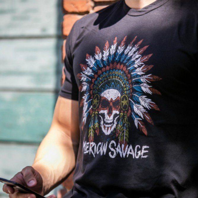 AMERICAN SAVAGE TEE