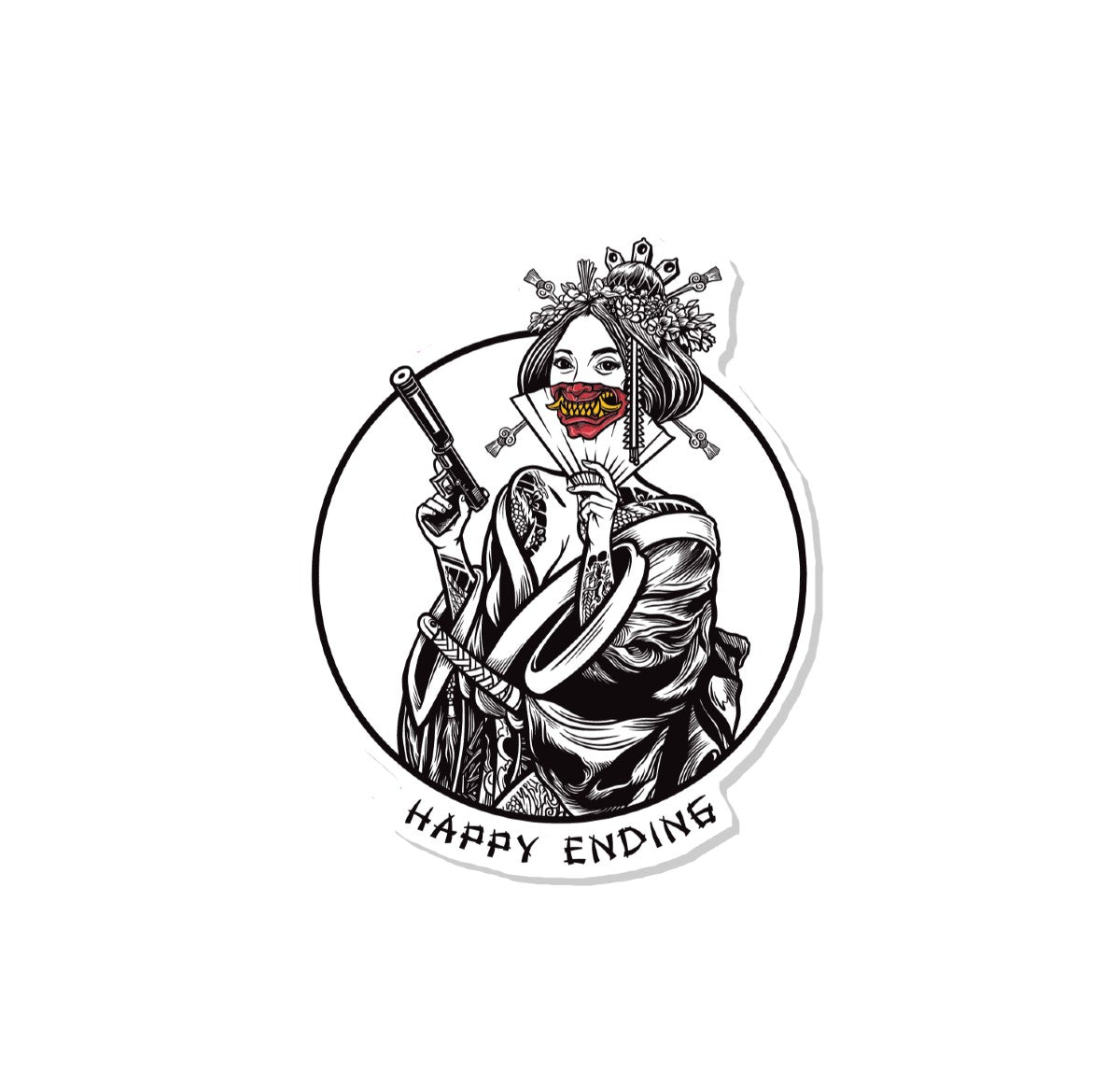 Happy Ending Sticker