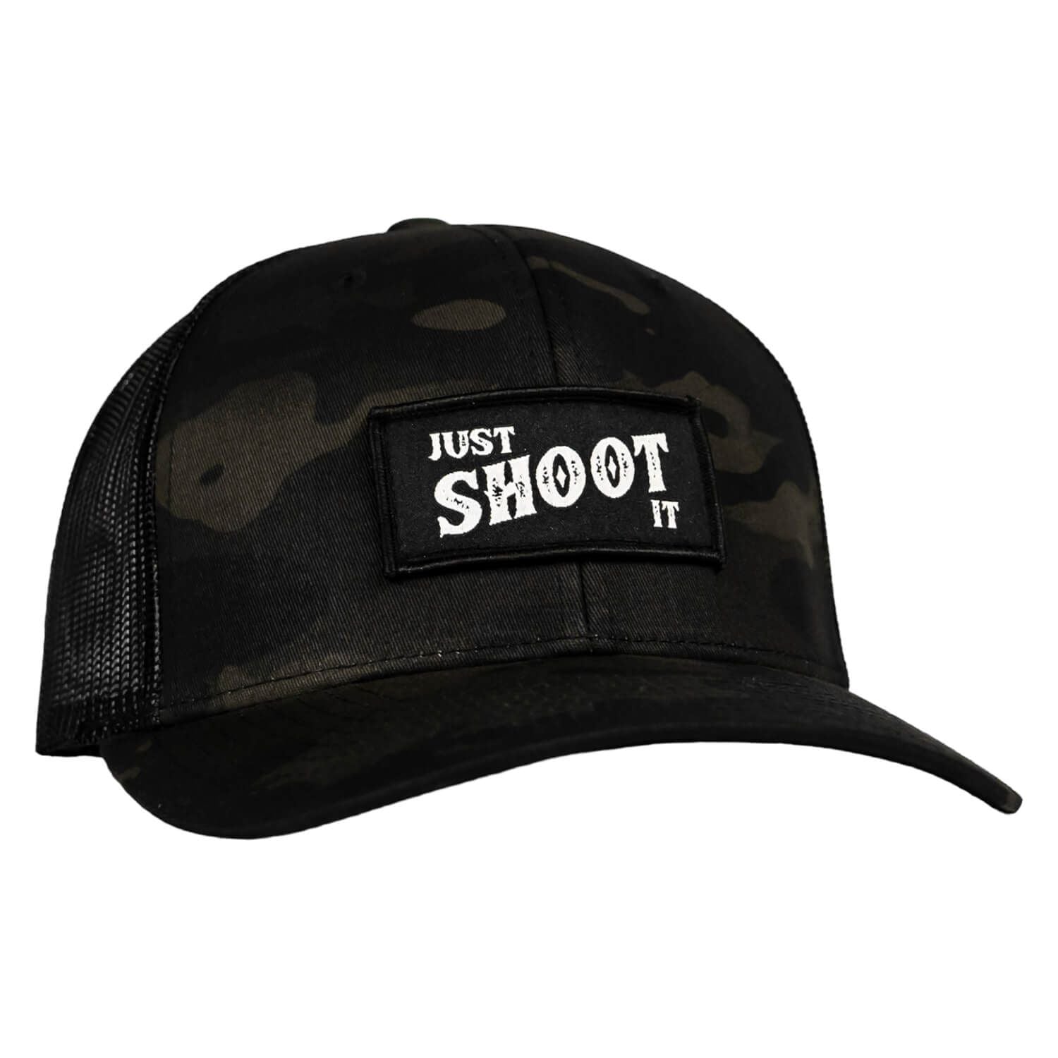 Just Shoot It Patch Snapback HAT