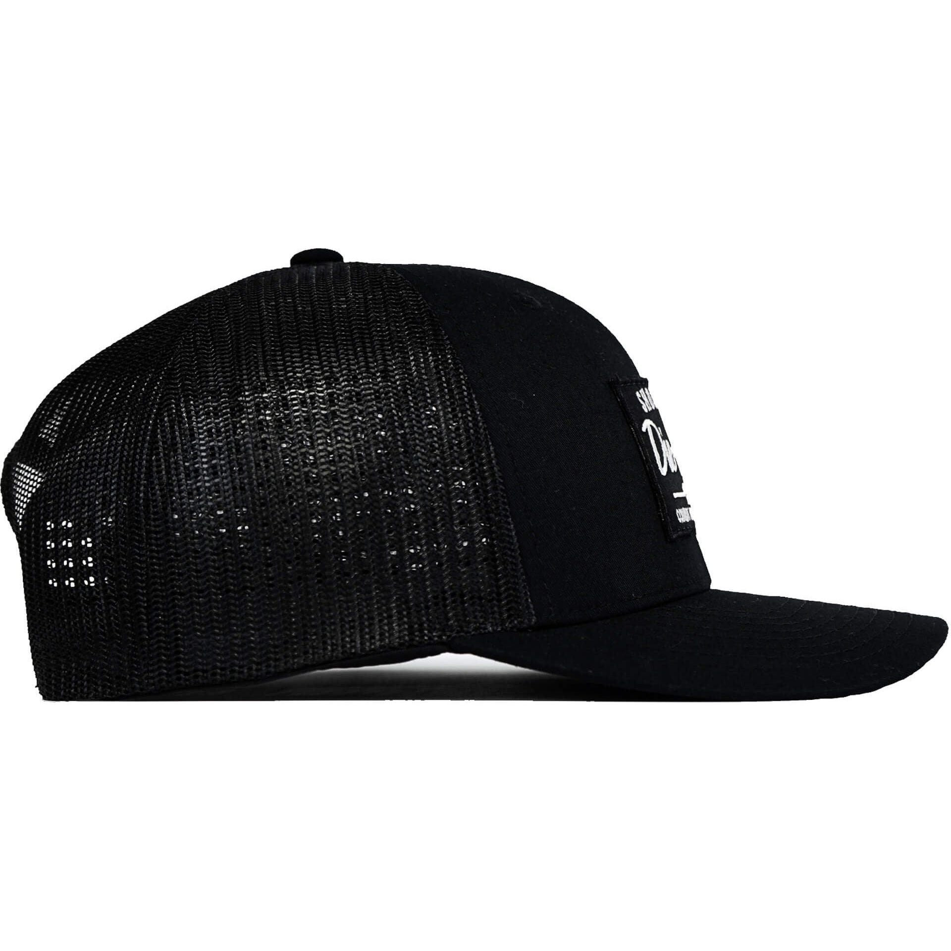 SHOOT FIRST. DIE LAST. CLUB PATCH MID-PROFILE MESH SNAPBACK Hat