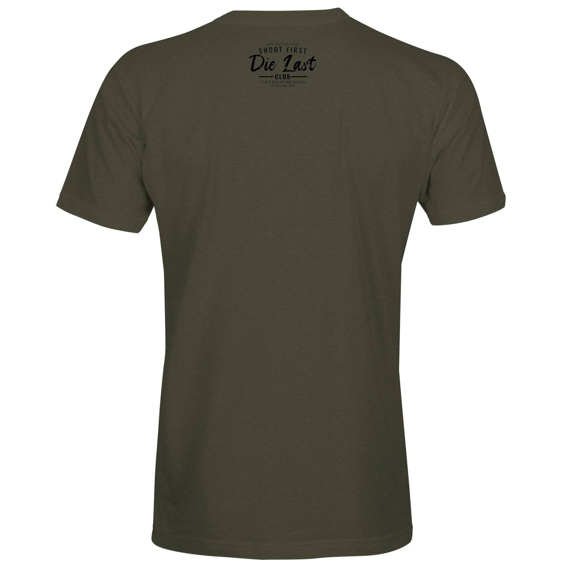 Shoot First. Die Last. Tactical Athlete Club Men's T-Shirt