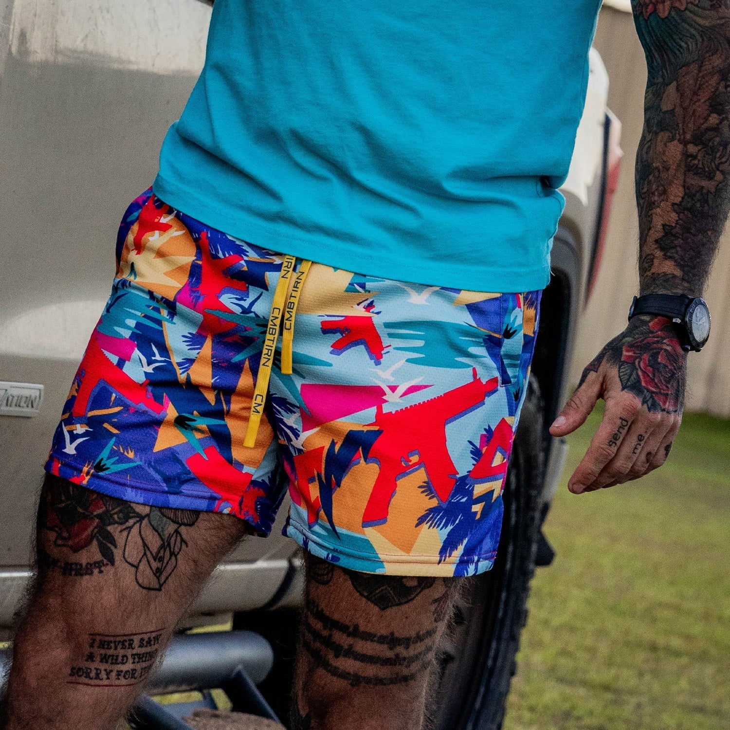 Herren Mesh-Shorts „Hoochie Daddy“ | 5 Zoll