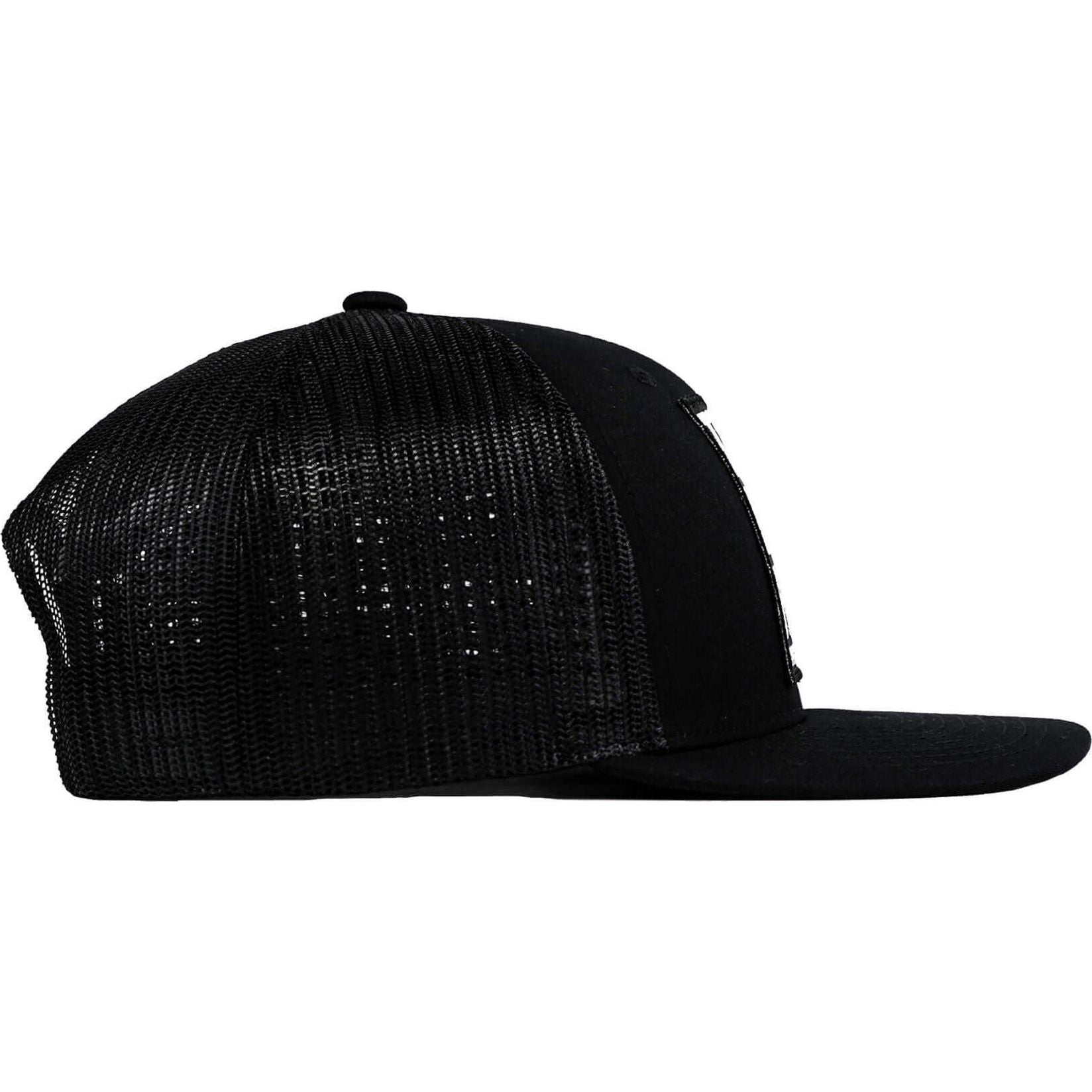 Tattoos, Fitness, & Freedom Black Patch Mid-Profile Mesh Snapback Hat