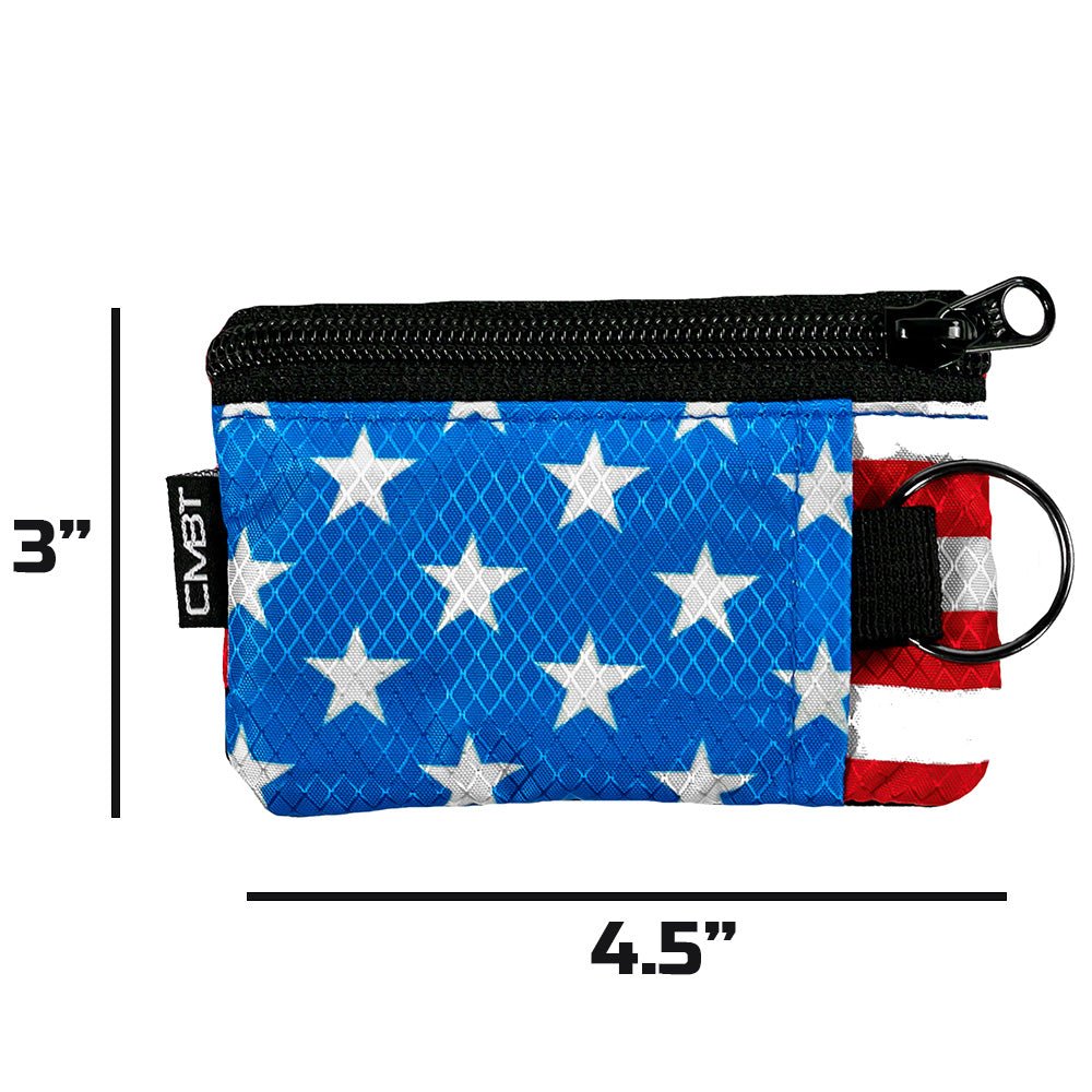 Double Zip Pocket Ripstop Wallet