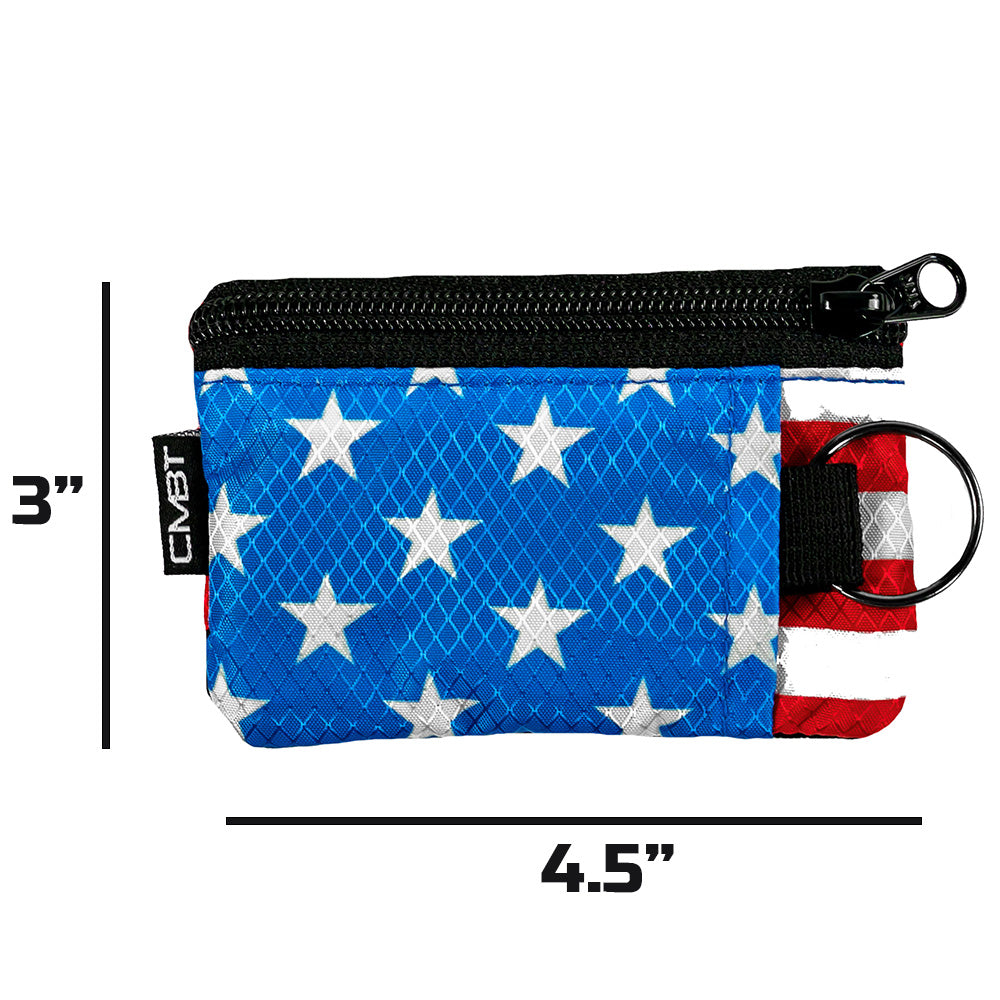 DOUBLE ZIP TWO POCKET RIPSTOP WALLET