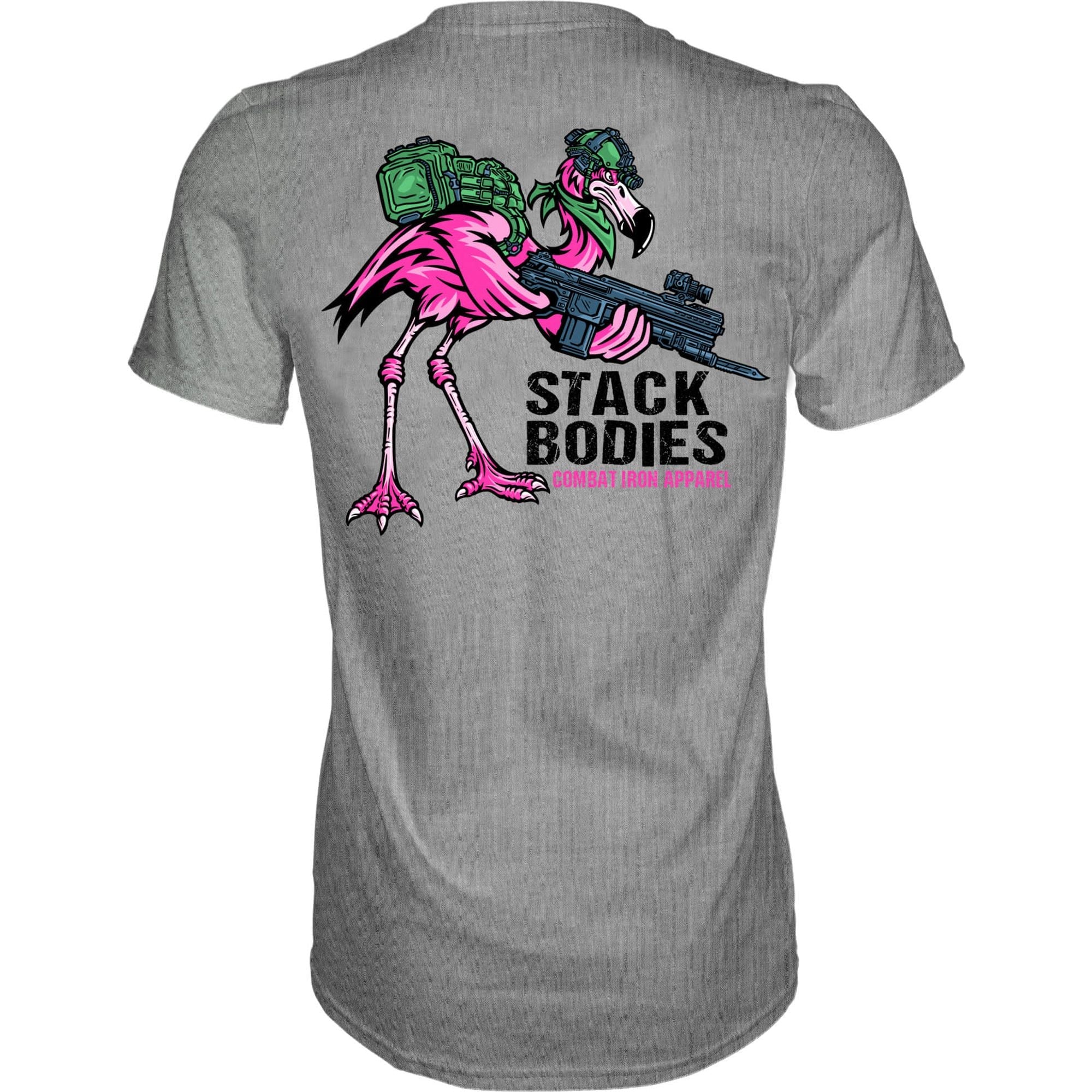 FLAMINGO OPERATOR STACK BODIES MEN'S T-SHIRT