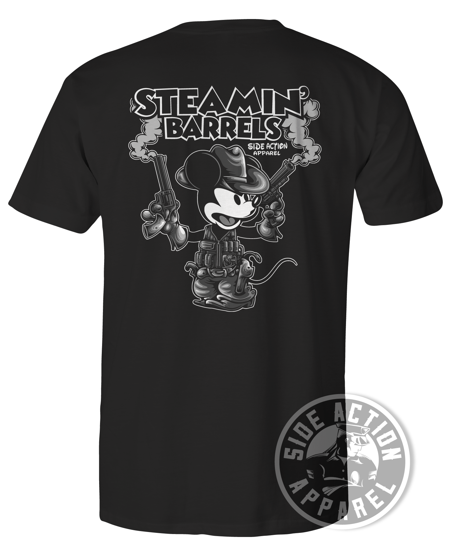 Steamin' Barrels Tee