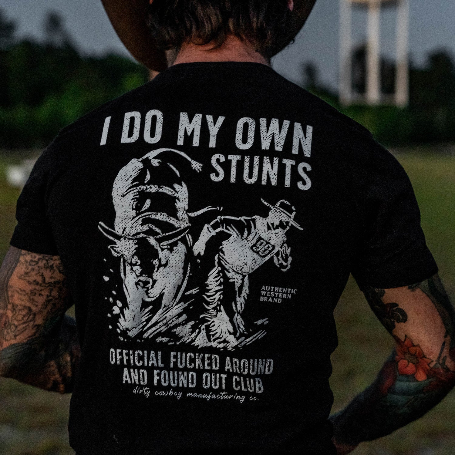 I Do My Own Stunts | Official F*cked Around Found Out Club Men's T-Shirt | DRTYCWBY