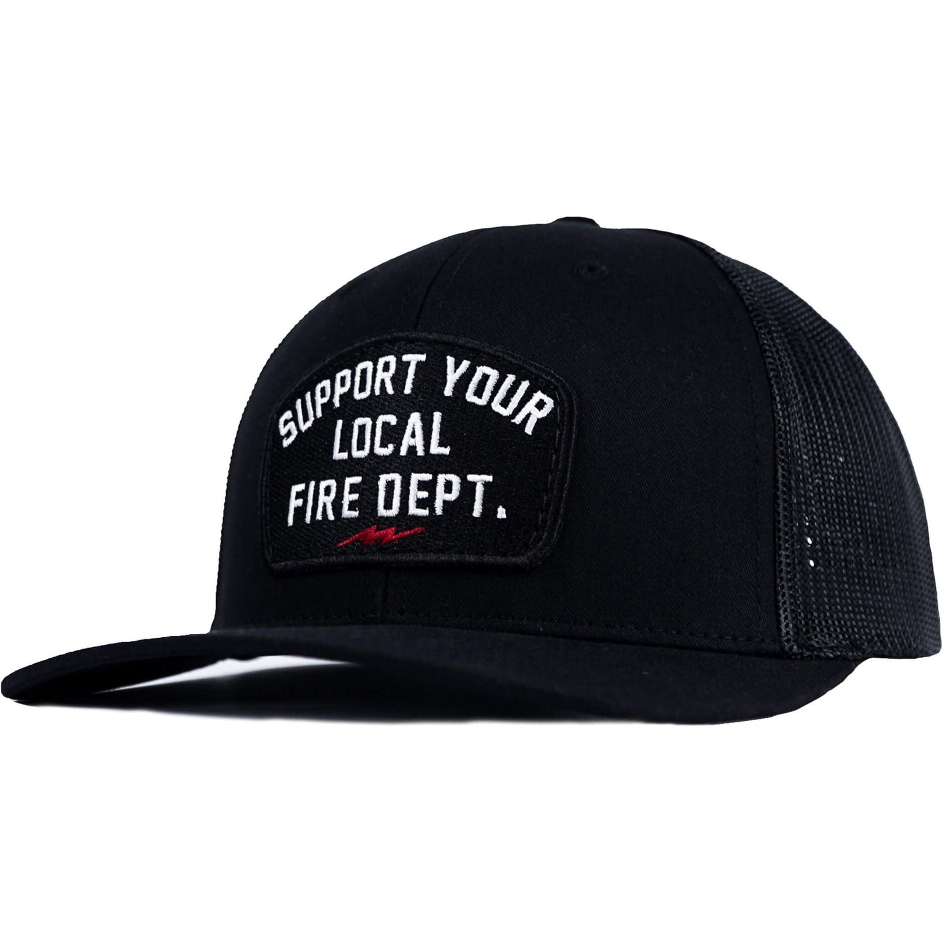 SUPPORT YOUR LOCAL FIRE DEPT. MID-PROFILE MESH SNAPBACK Hat