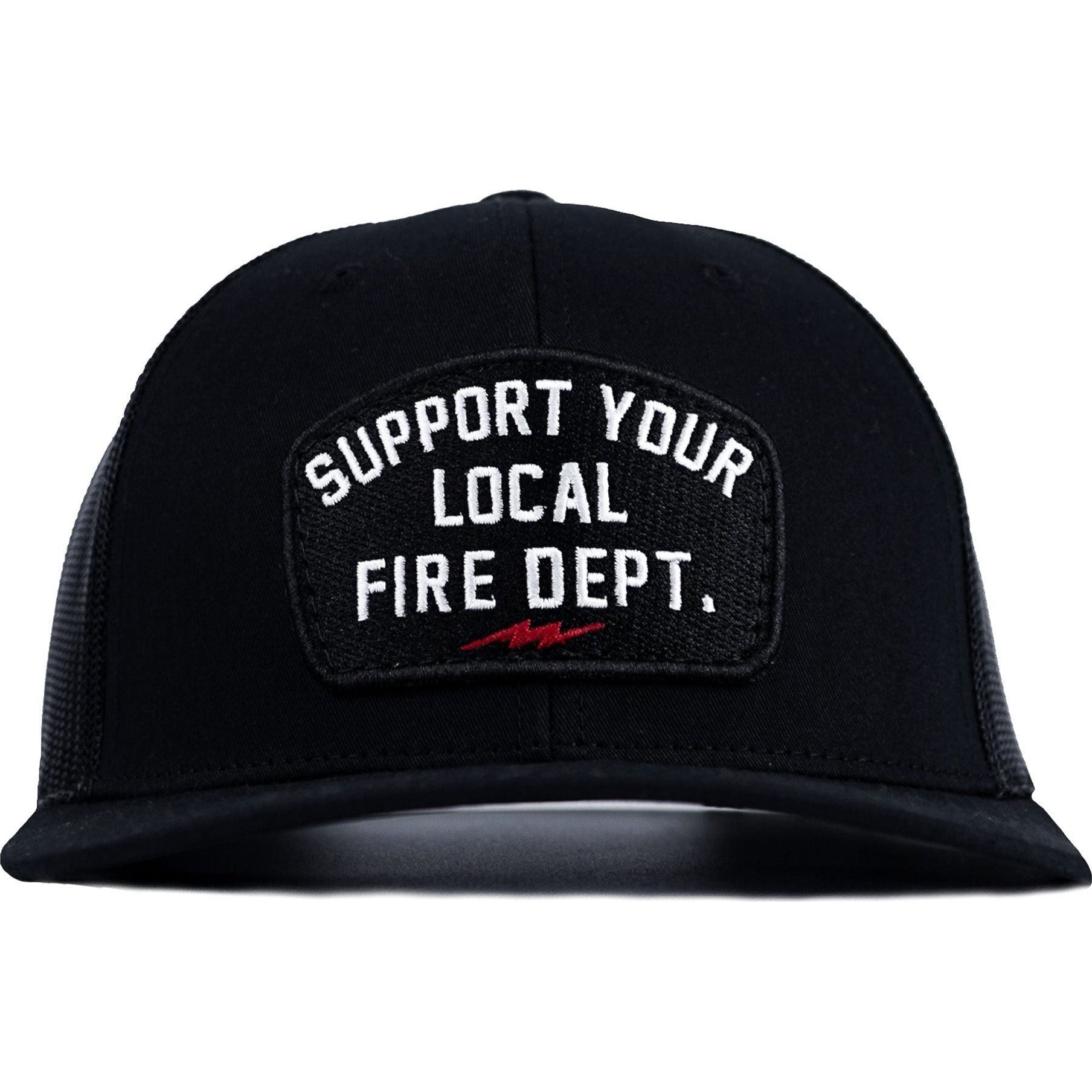 SUPPORT YOUR LOCAL FIRE DEPT. MID-PROFILE MESH SNAPBACK Hat