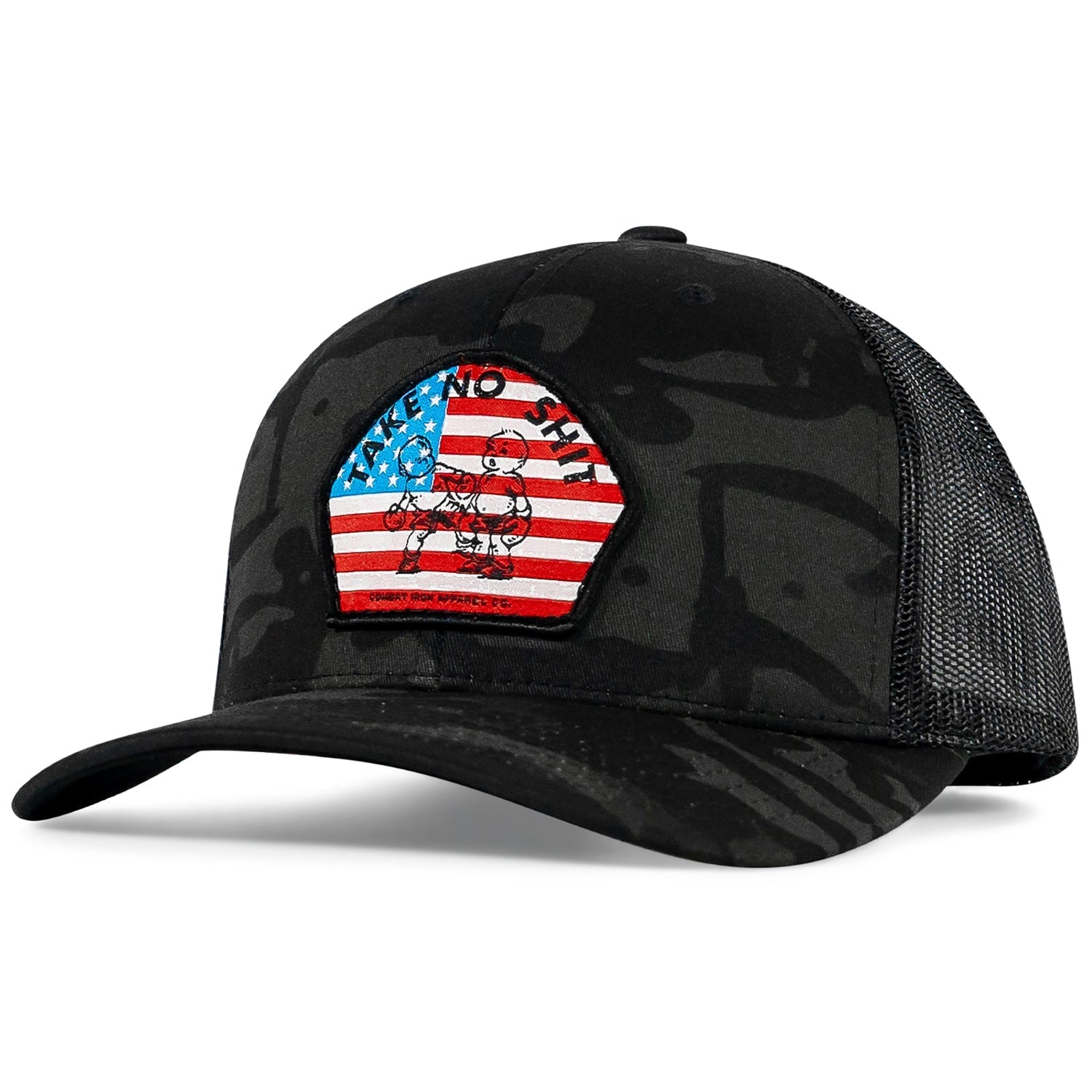 Take No Shit Amerikanische Flagge Patch SnapBack