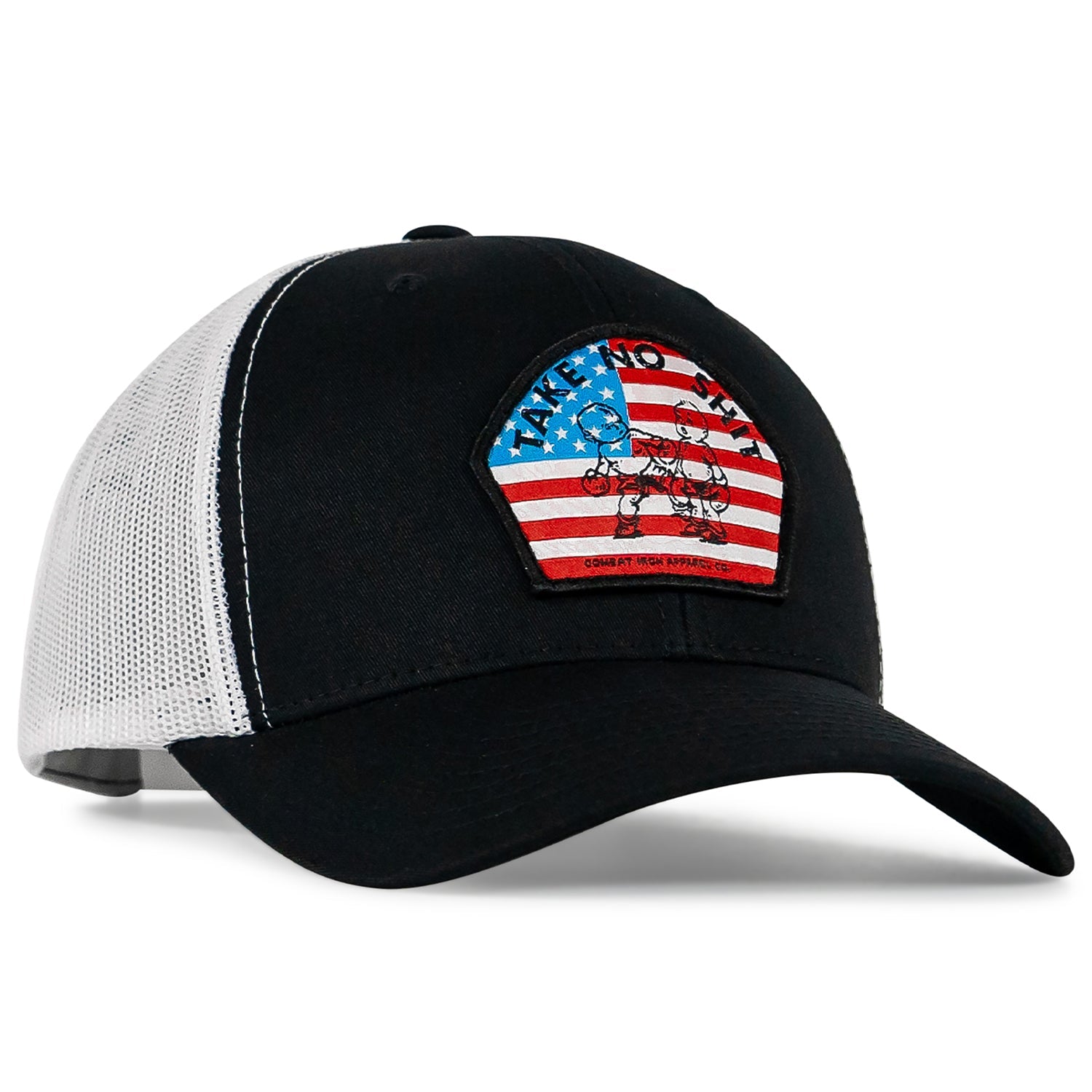 Take No Shit American Flag Patch SnapBack