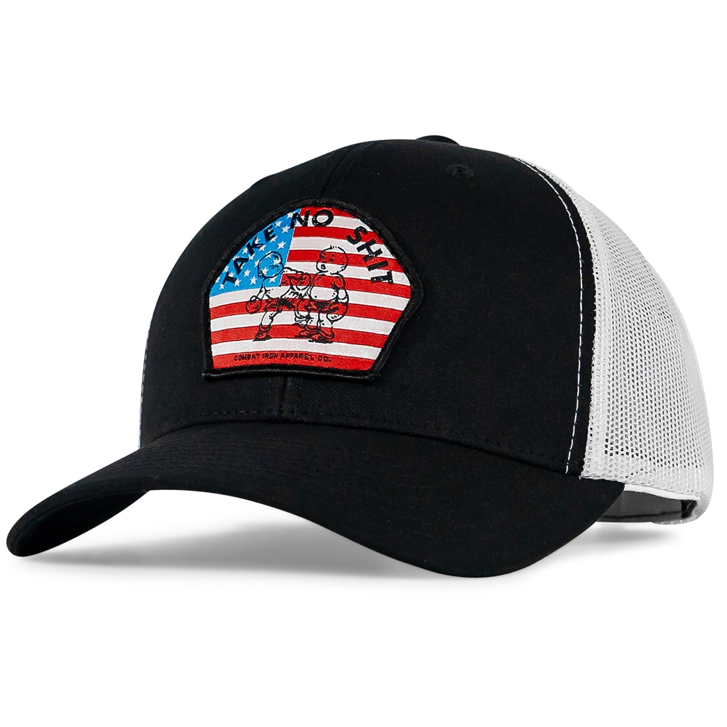 Take No Shit American Flag Patch SnapBack