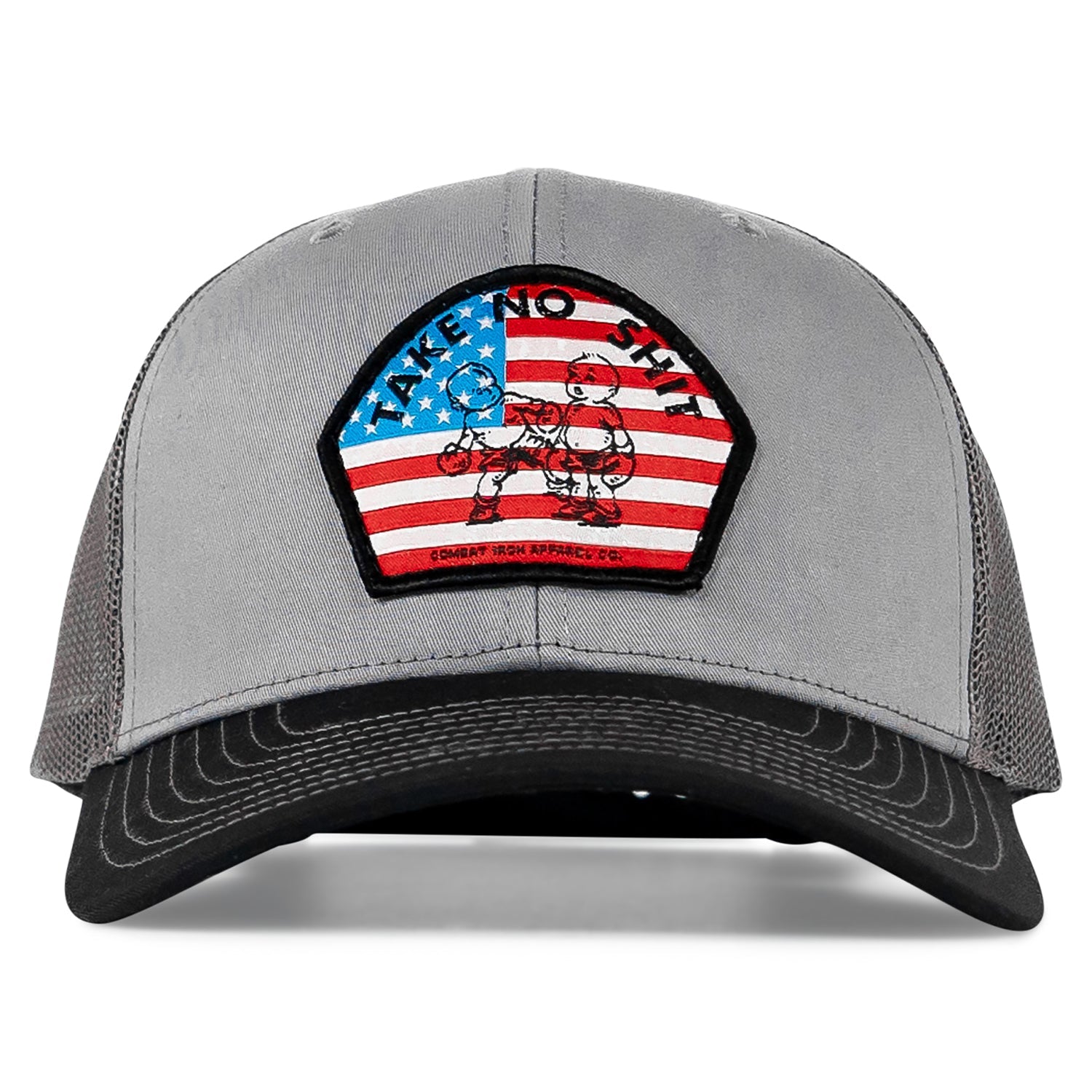 Take No Shit American Flag Patch SnapBack