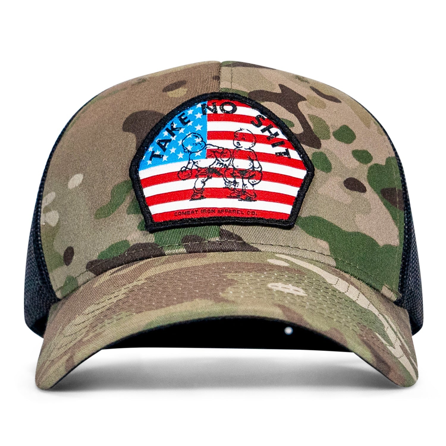 Take No Shit Amerikanische Flagge Patch SnapBack