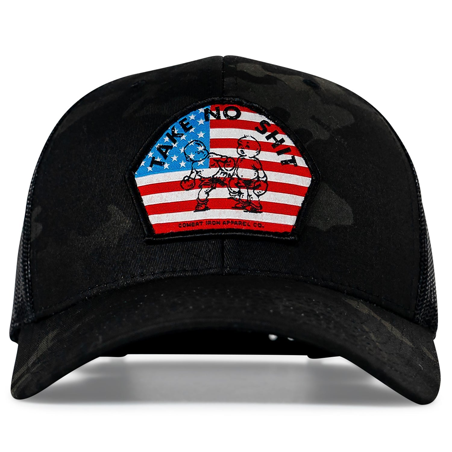 Take No Shit American Flag Patch SnapBack