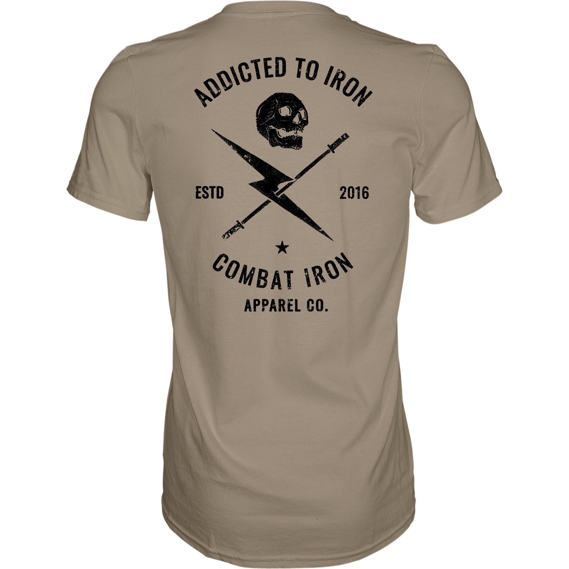 Addicted to Iron V3 Trainings-T-Shirt für Herren