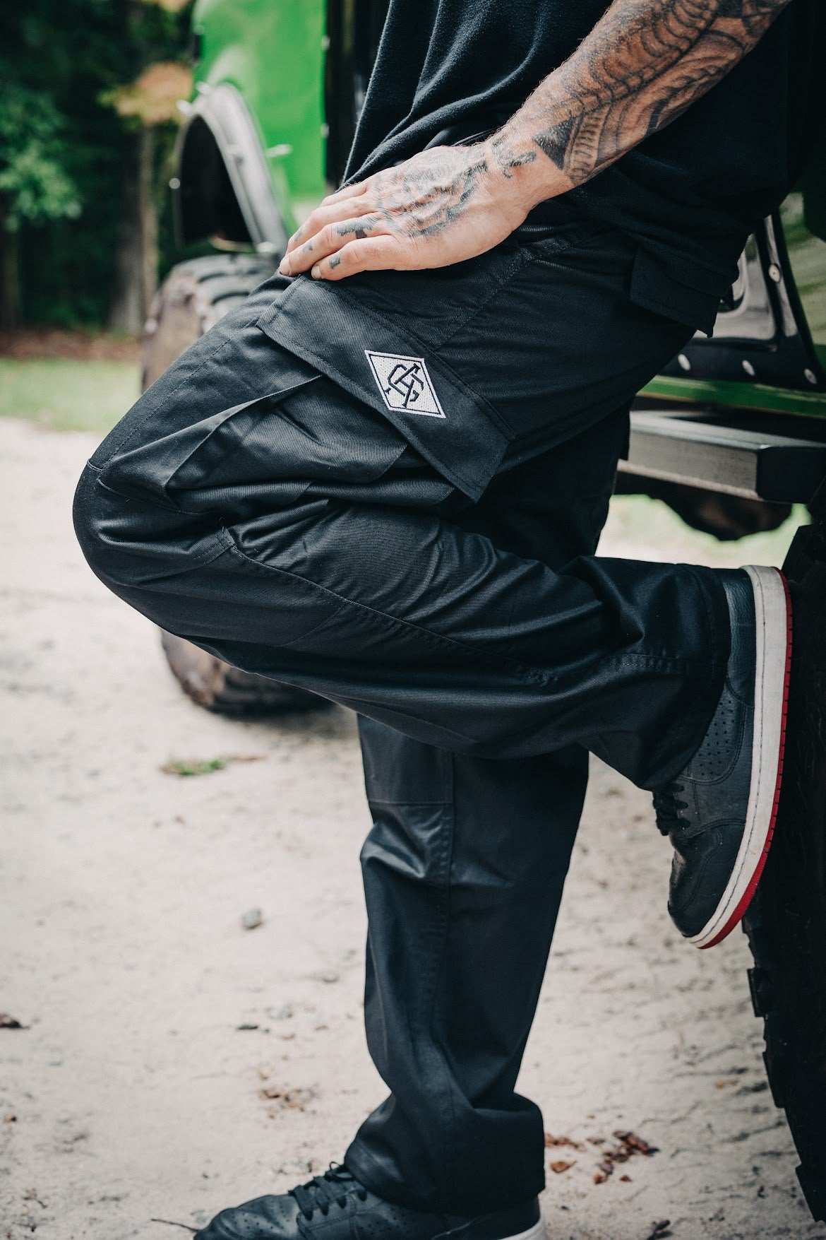 Black Tactical B.D.U. Cargo Pants