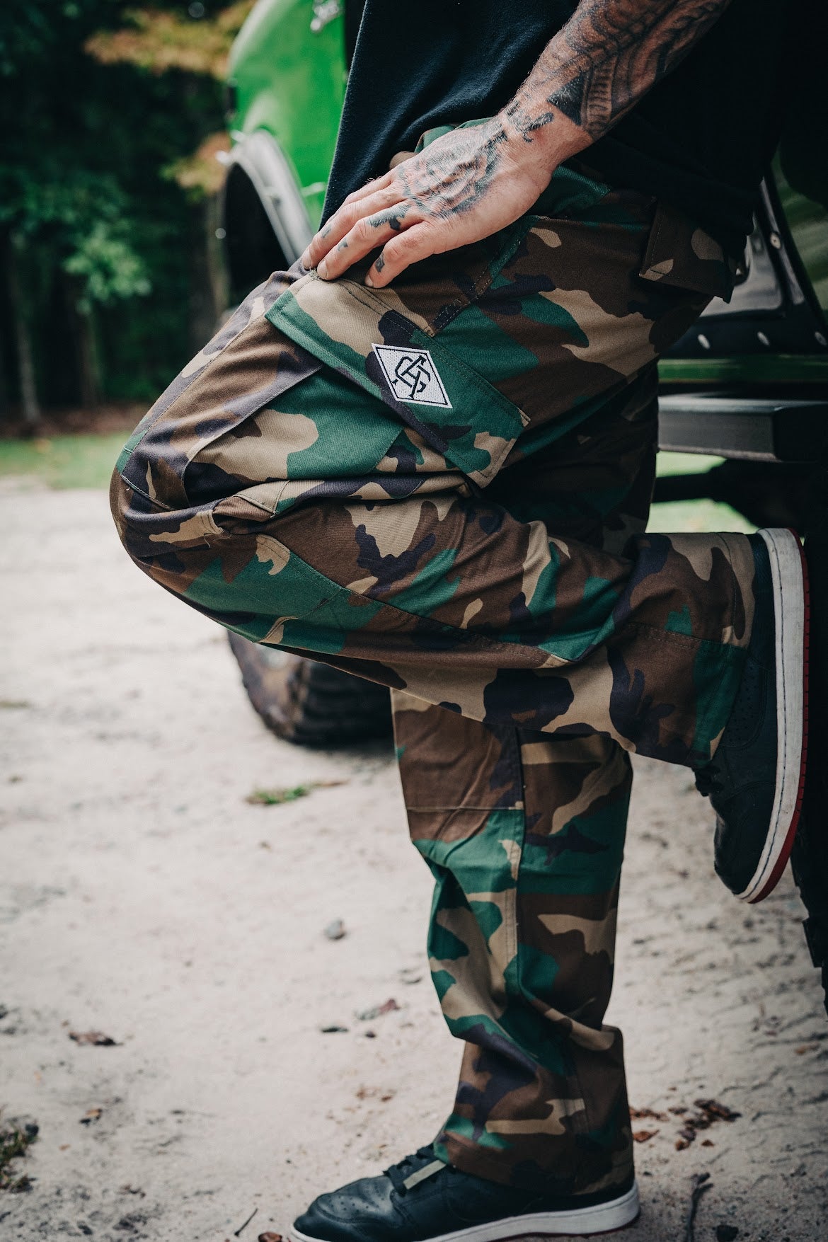 Woodland Camo Tactical B.D.U Cargo Pants