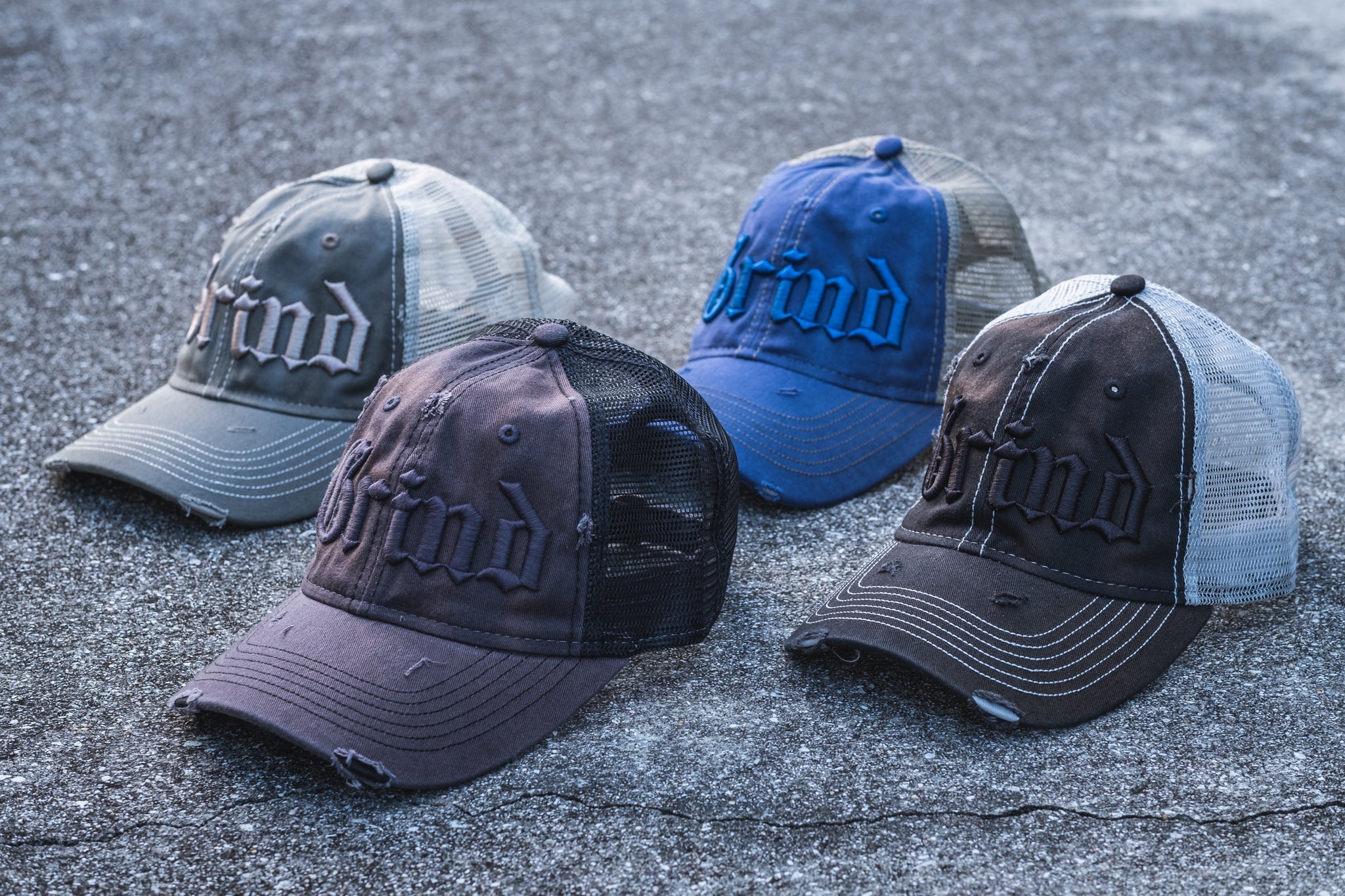 Grind 3D Distressed Hat