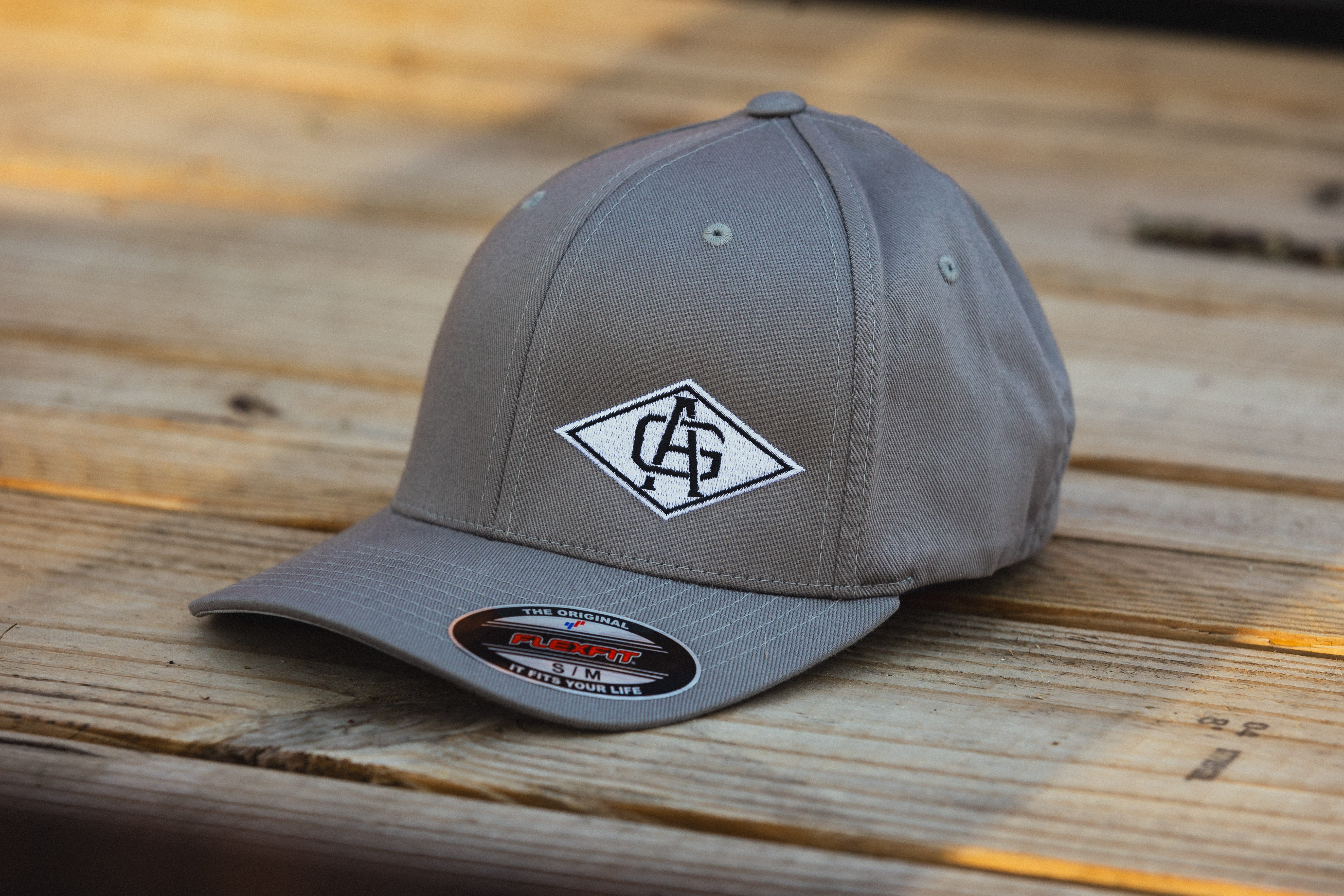 Flexfit Diamond Logo Hats - Embroidered