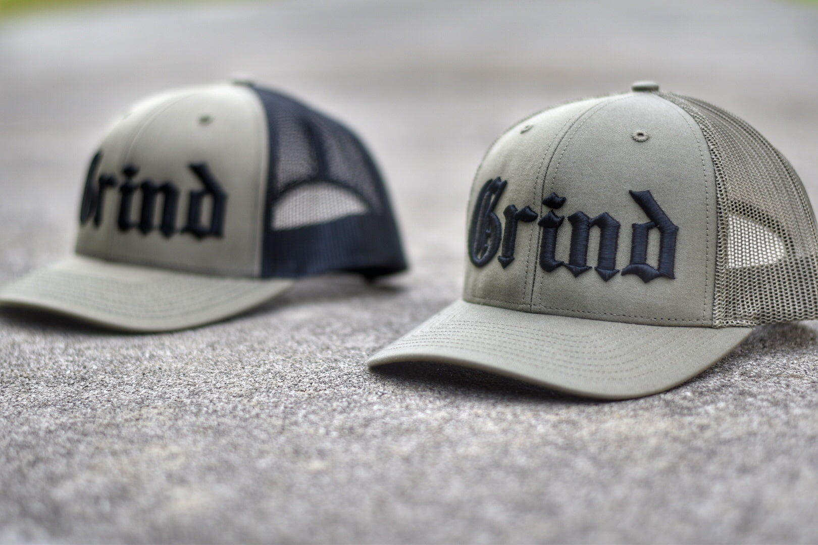 Loden Green 3D Classic Snapback Mesh Trucker Caps