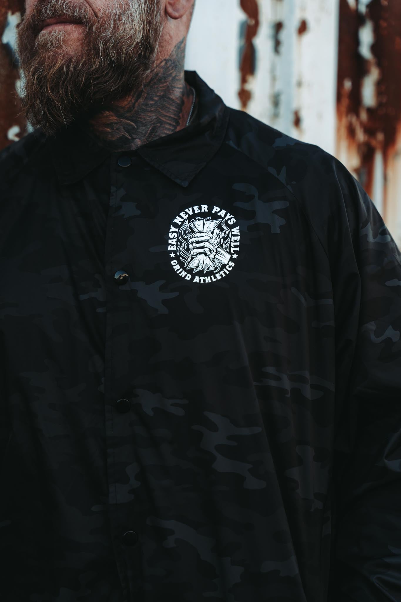 Easy Never Pays Well - Coaches Jacket