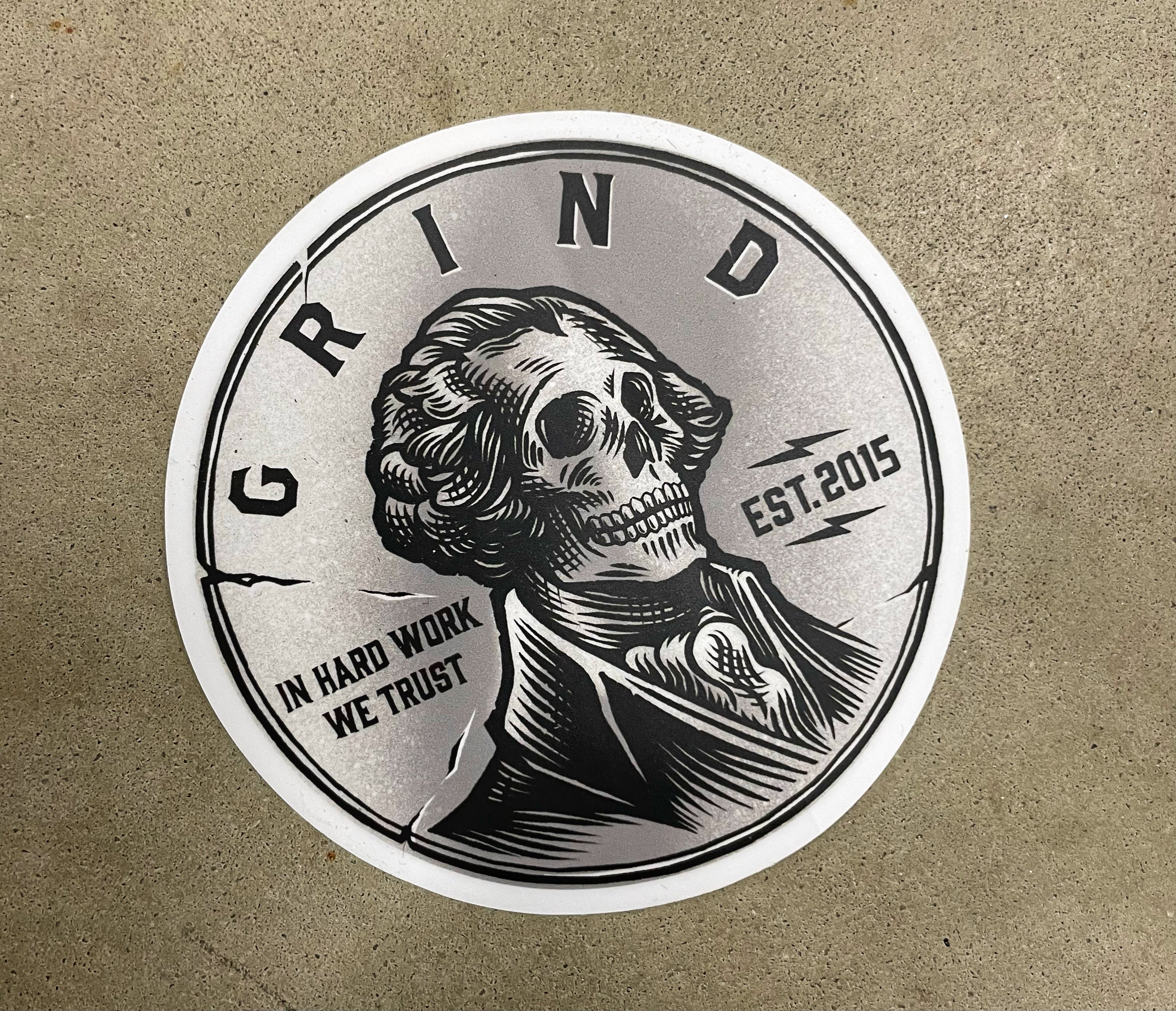 Skull Coin - Sticker