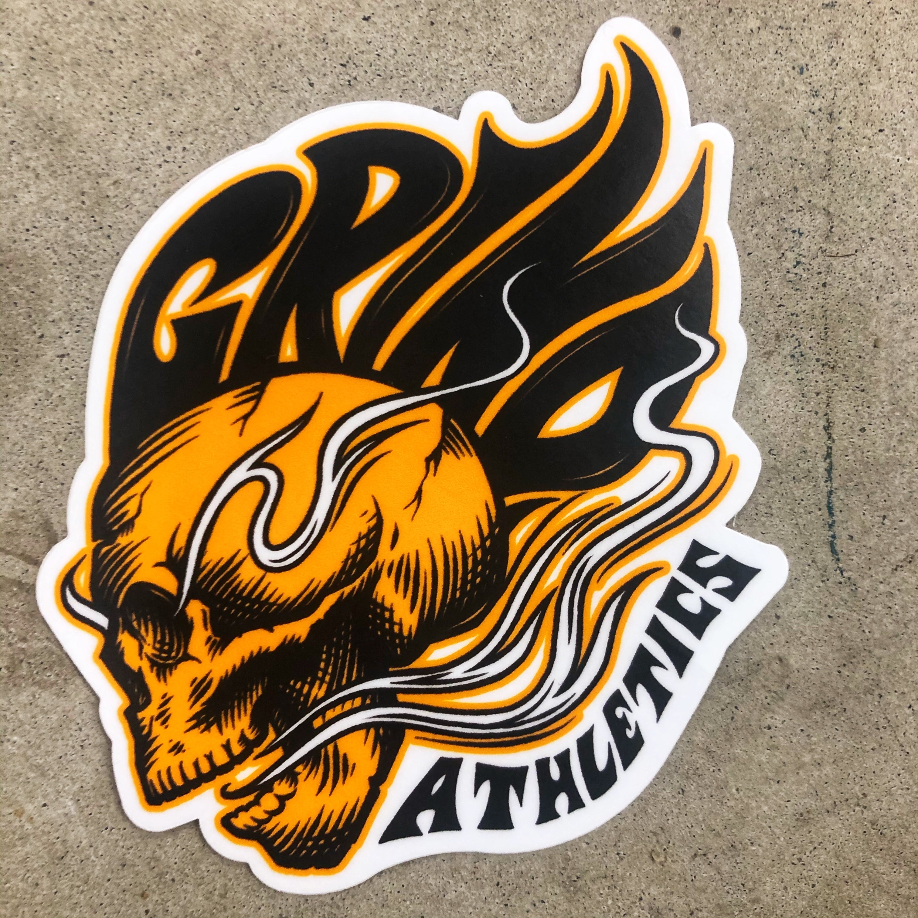 Smoke Skull- Sticker