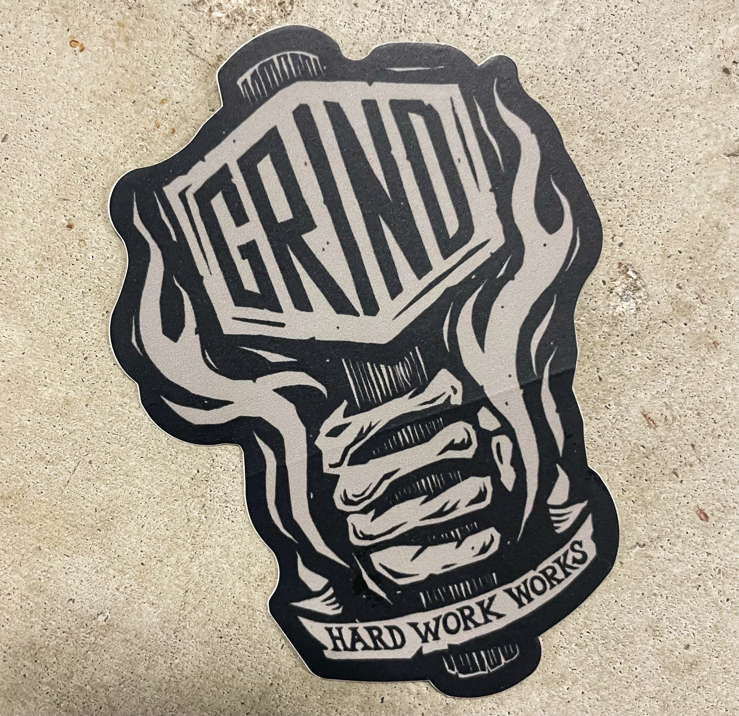 Axe To Grind - Sticker