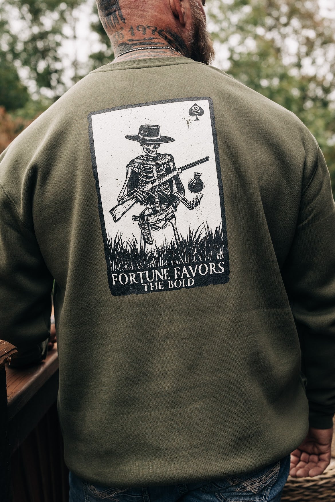 Fortune Favors The Bold - Crewneck Heavyweight Sweatshirt