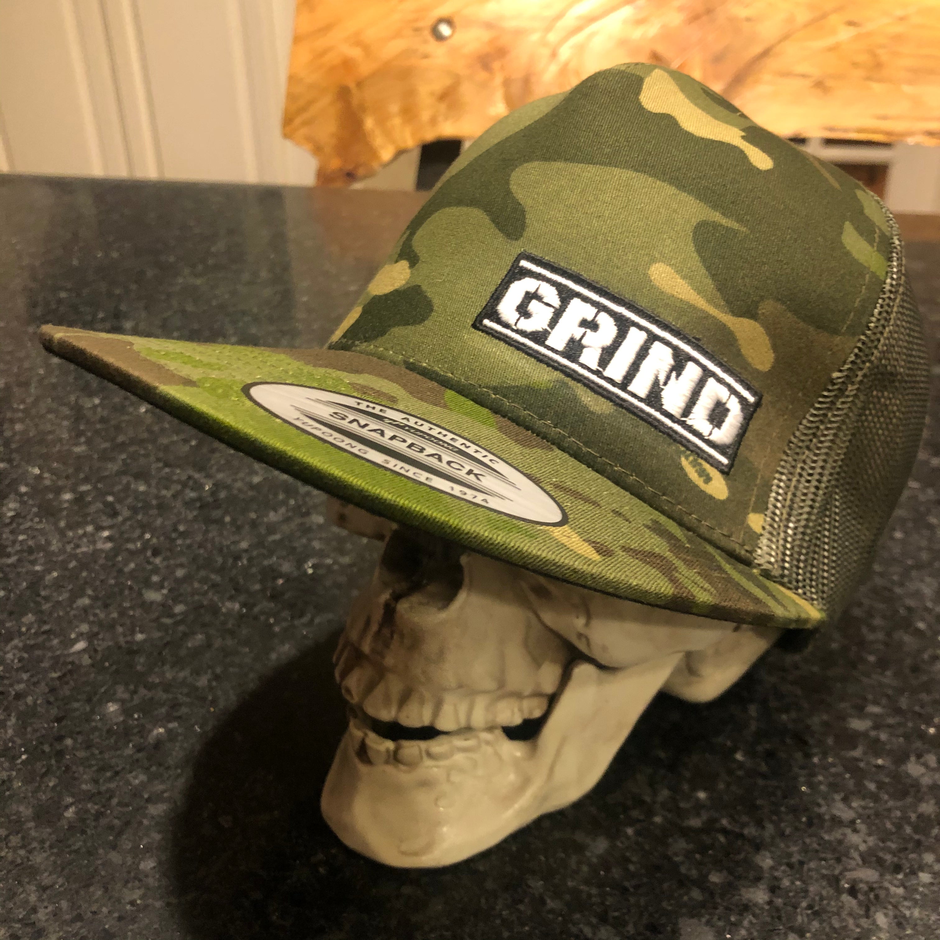 Tropic Camo Retro Trucker Snapbacks