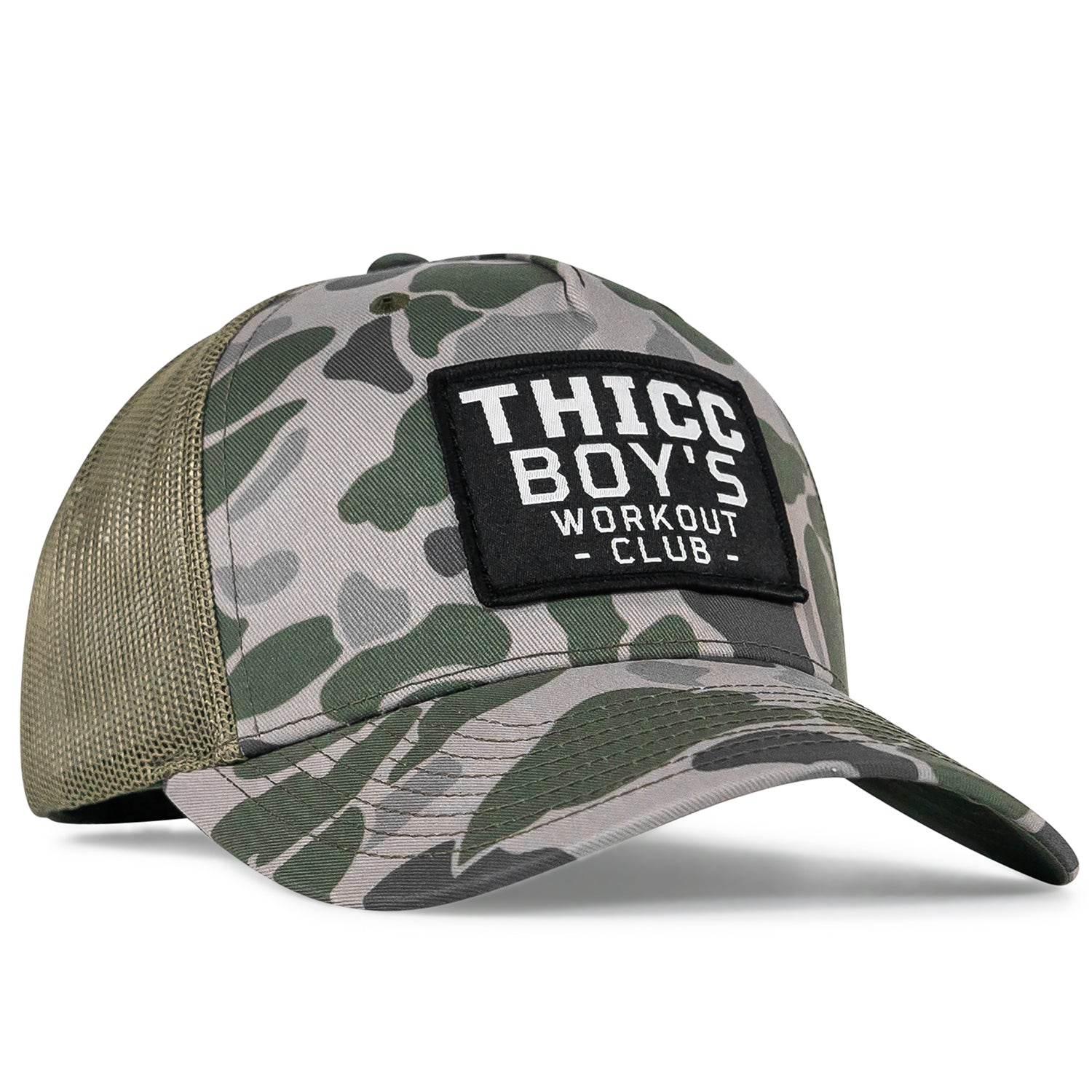 THICC BOYS WORKOUT CLUB PATCH SNAPBACK HAT