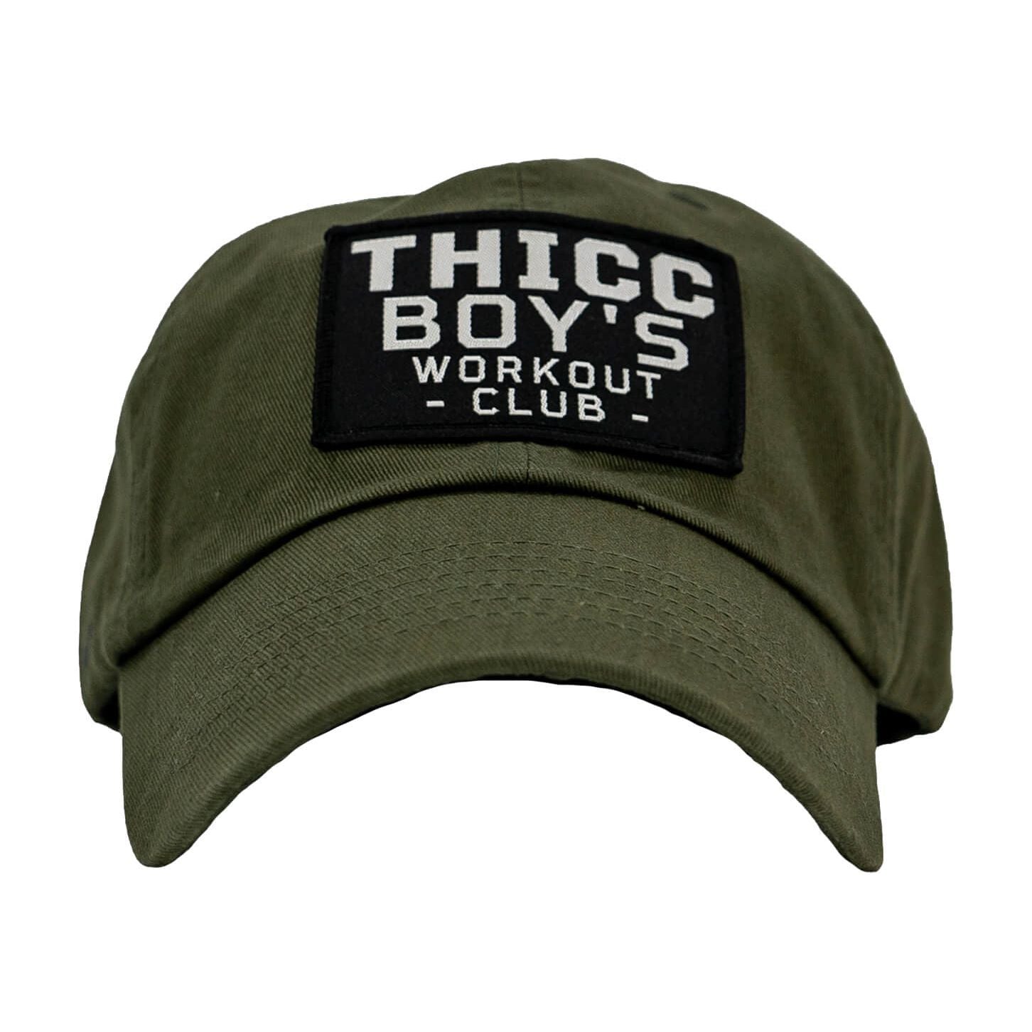 THICC BOYS Workout Club Patch Unstructured Dad Hat