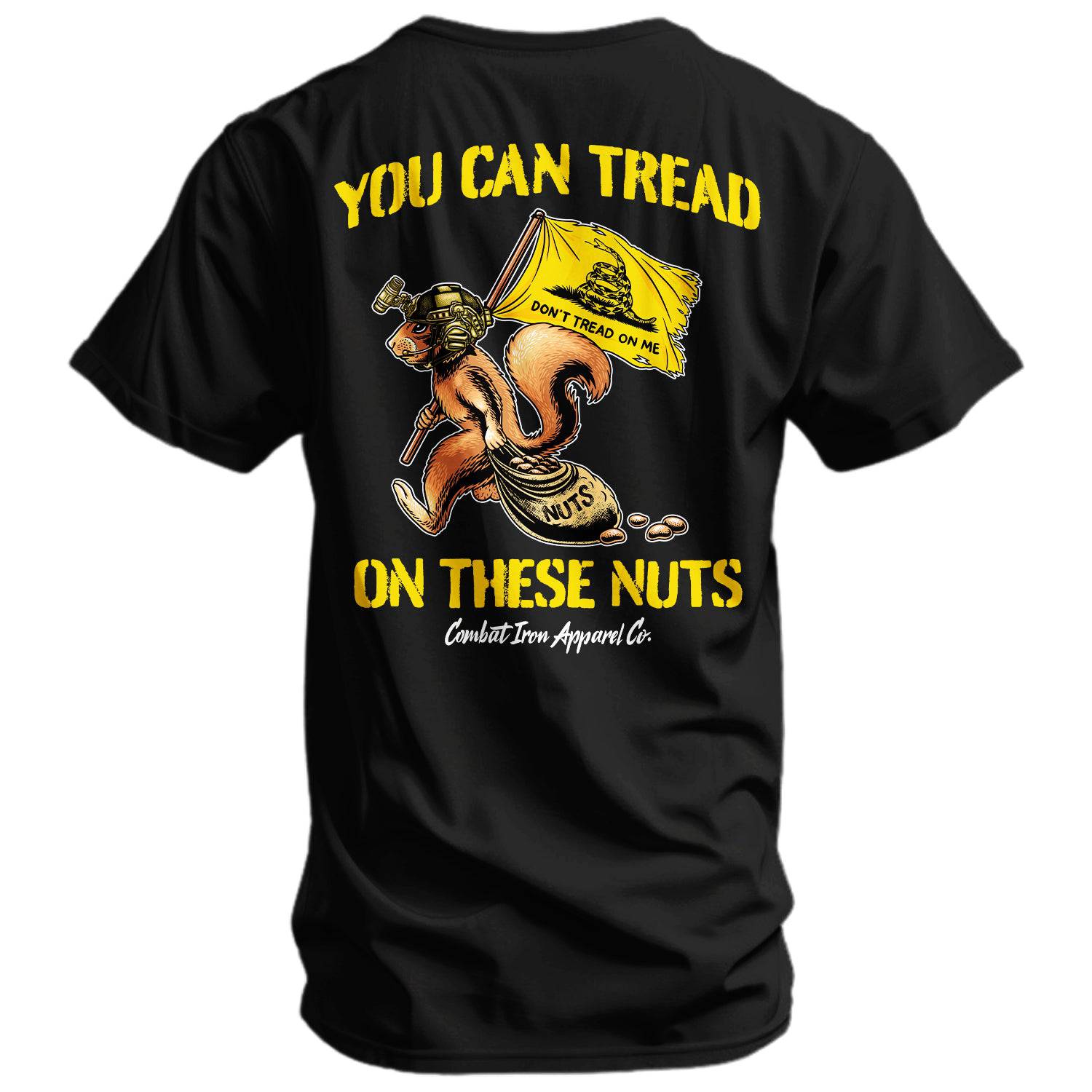 Tread On These Nuts Patriotic Men's T-Shirt