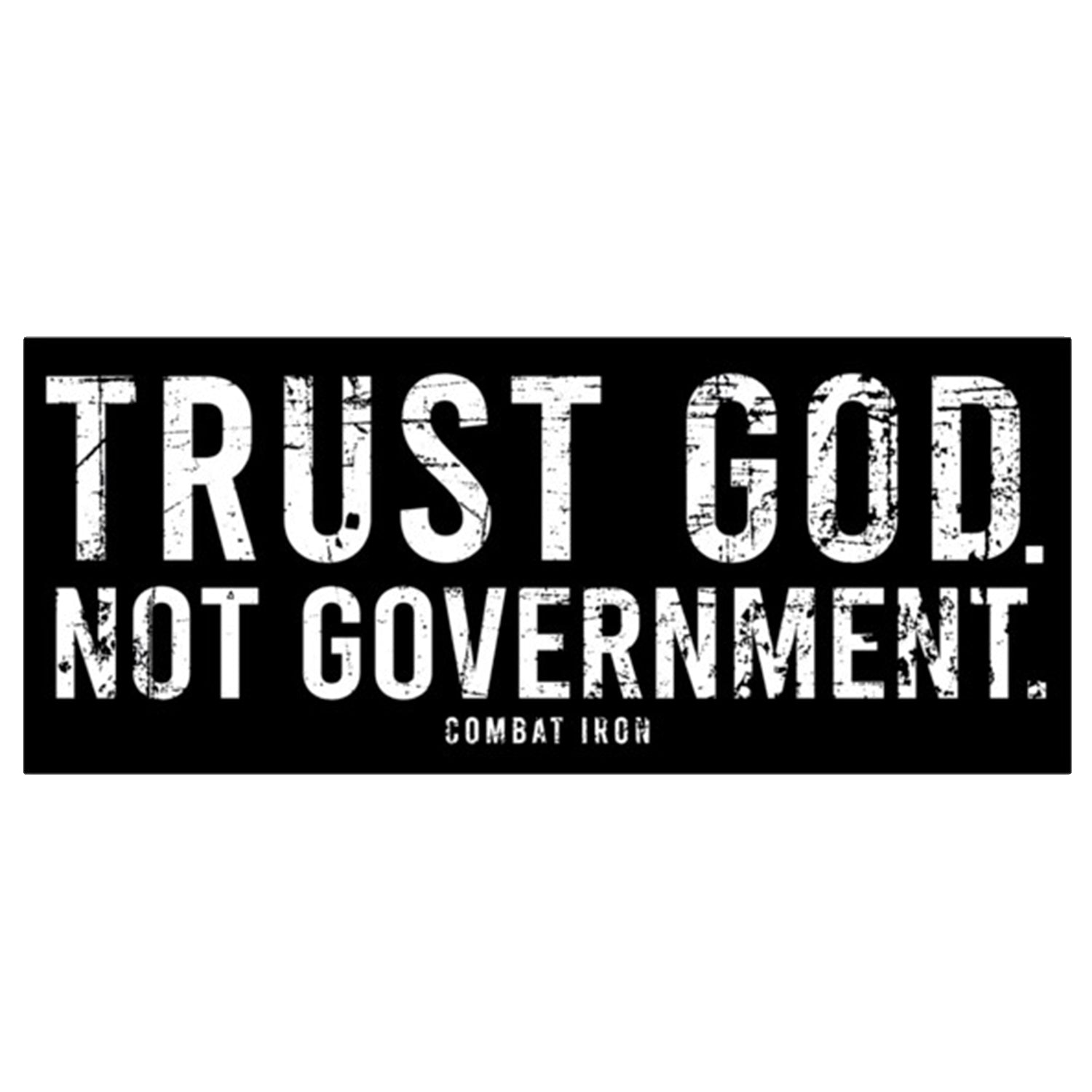 TRUST GOD. NOT GOVERNMENT. DECAL