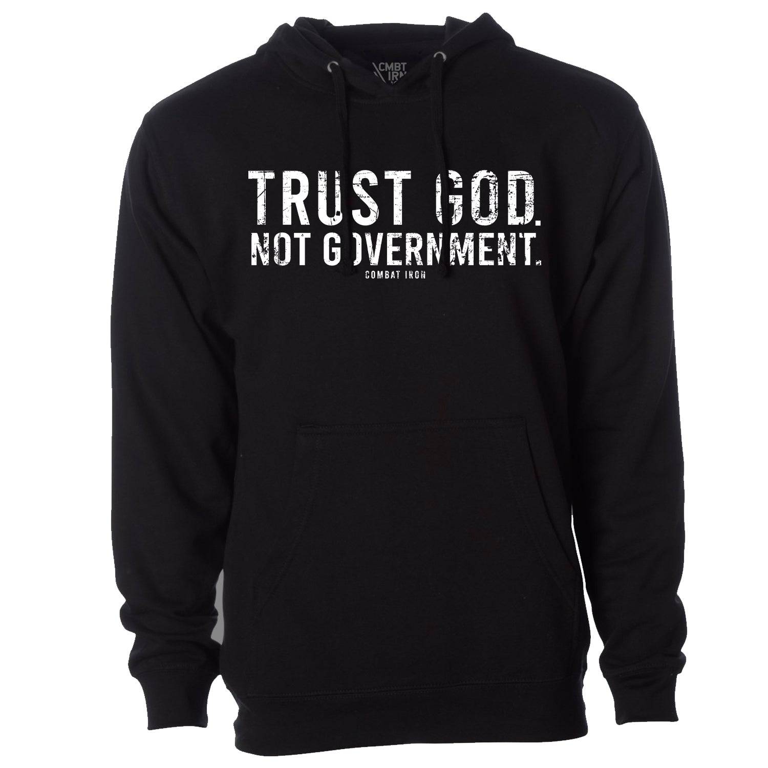 TRUST GOD. NOT GOVERNMENT. MEN'S MIDWEIGHT HOODIE