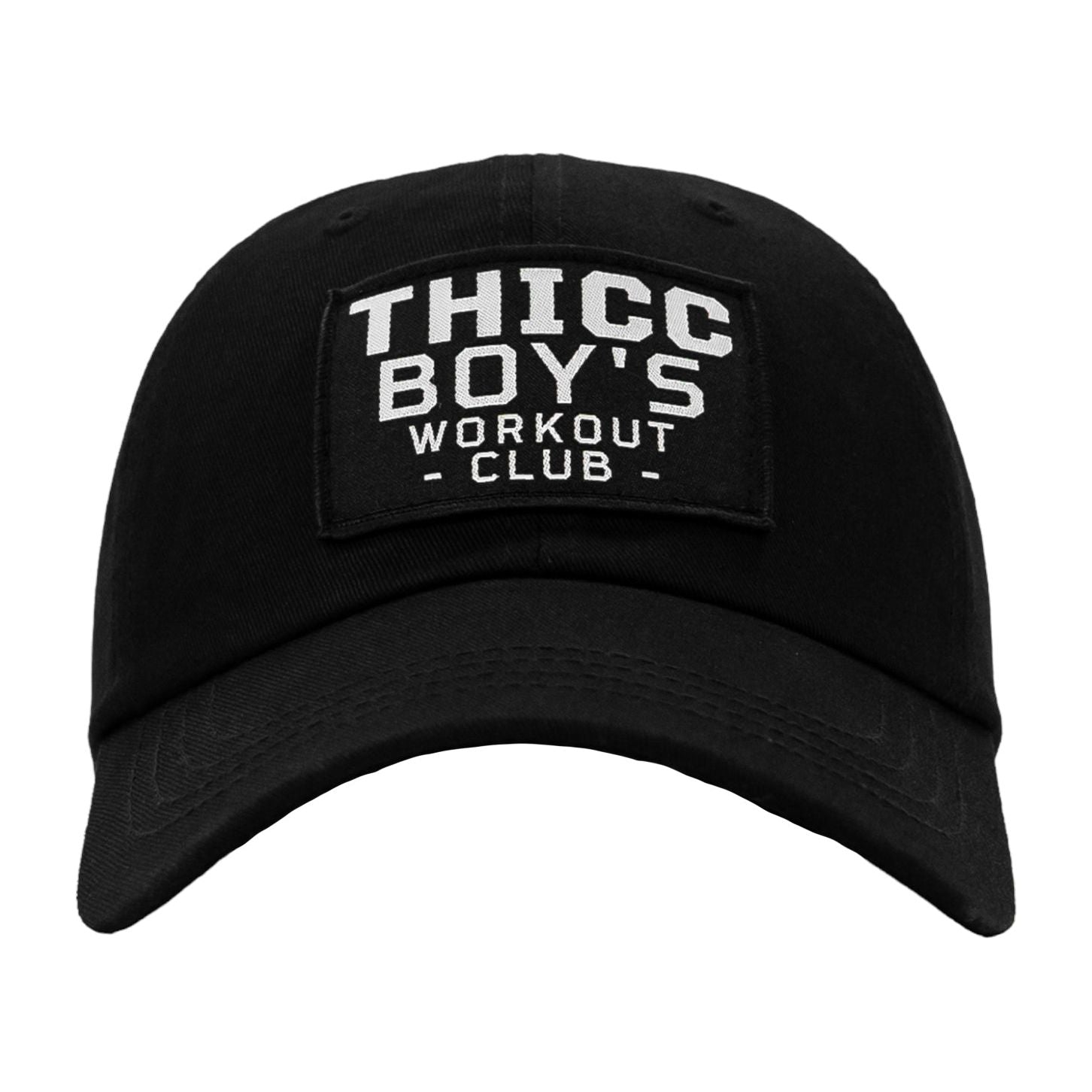 THICC BOYS Workout Club Patch Unstructured Dad Hat