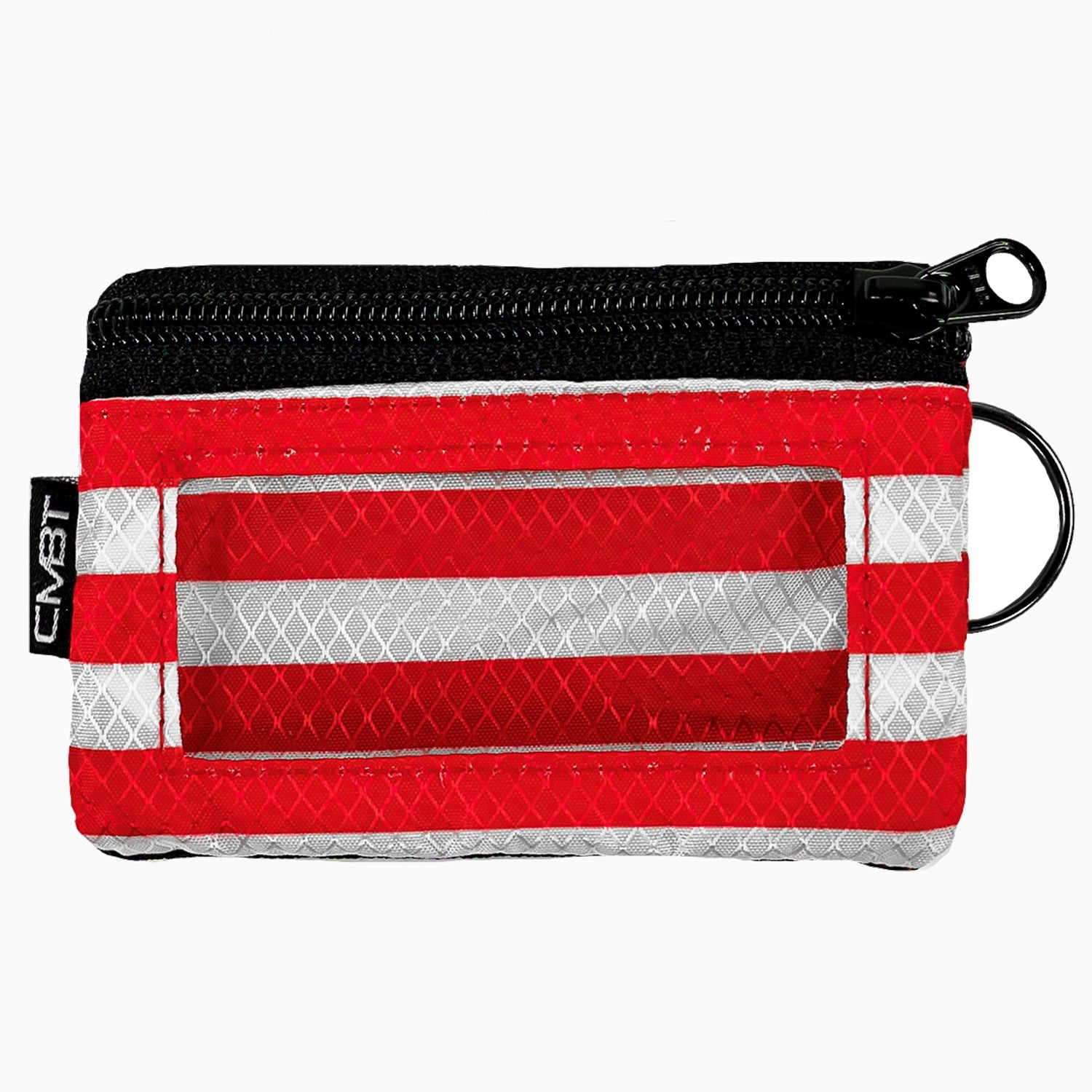 Ripstop-Brieftasche mit zwei Reißverschlussfächern