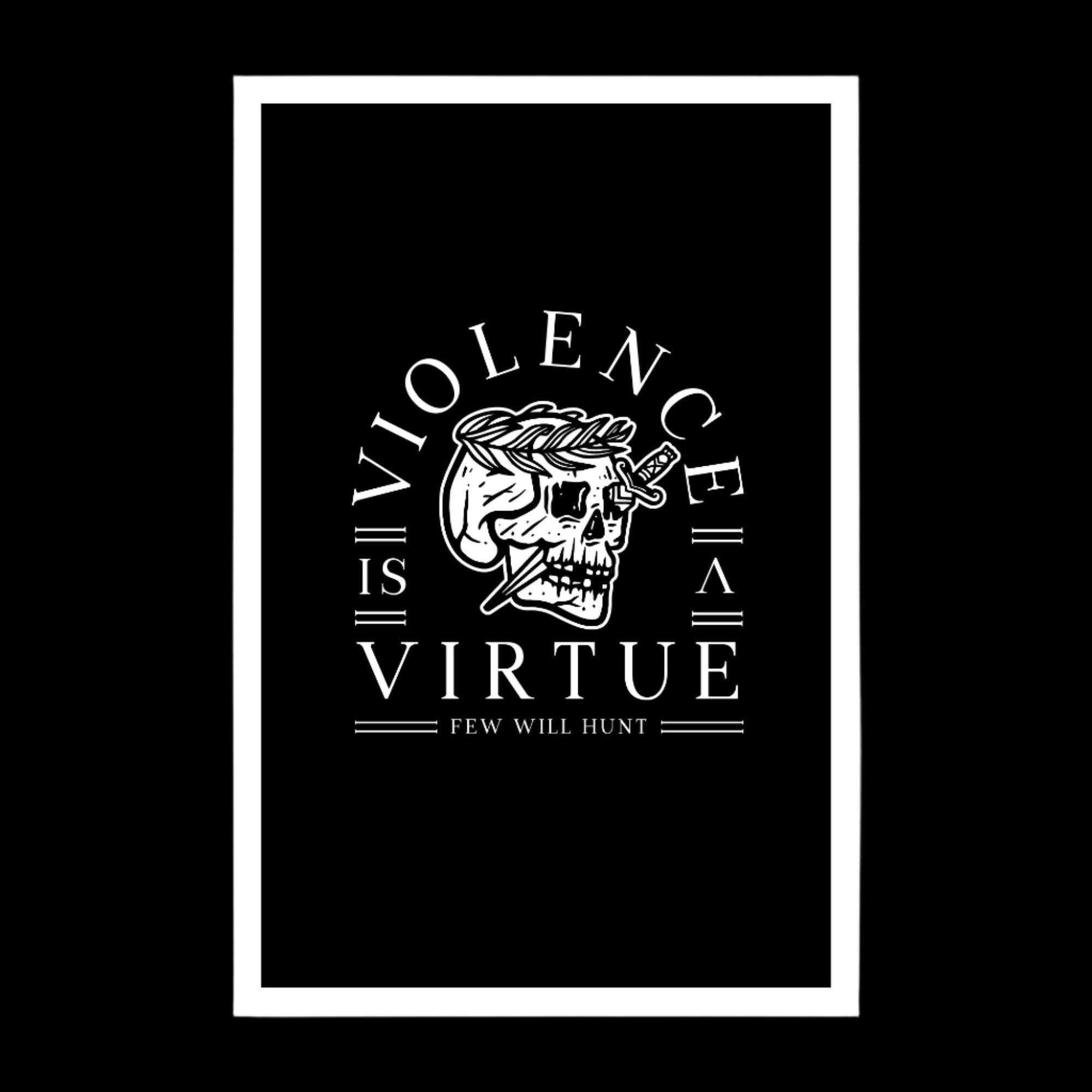 VIOLENCE IS A VIRTUE GYM BANNER