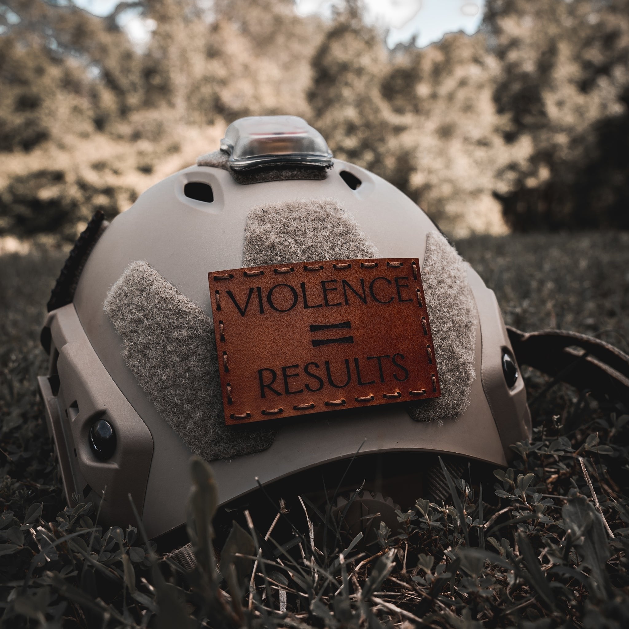 VIOLENCE = RESULTS LEATHER PATCH