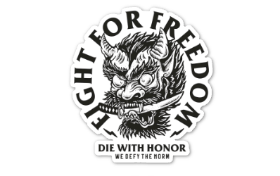 FIGHT FOR FREEDOM STICKER