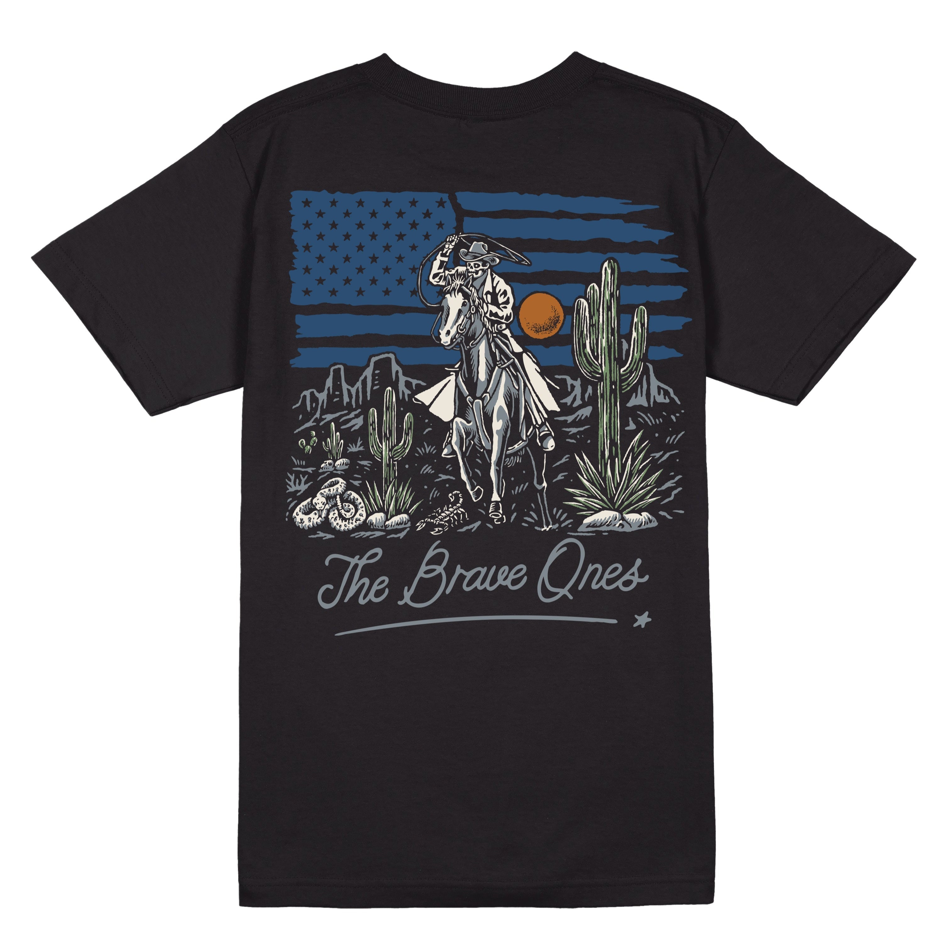 Western Valor T-Shirt - Black | The Brave Ones